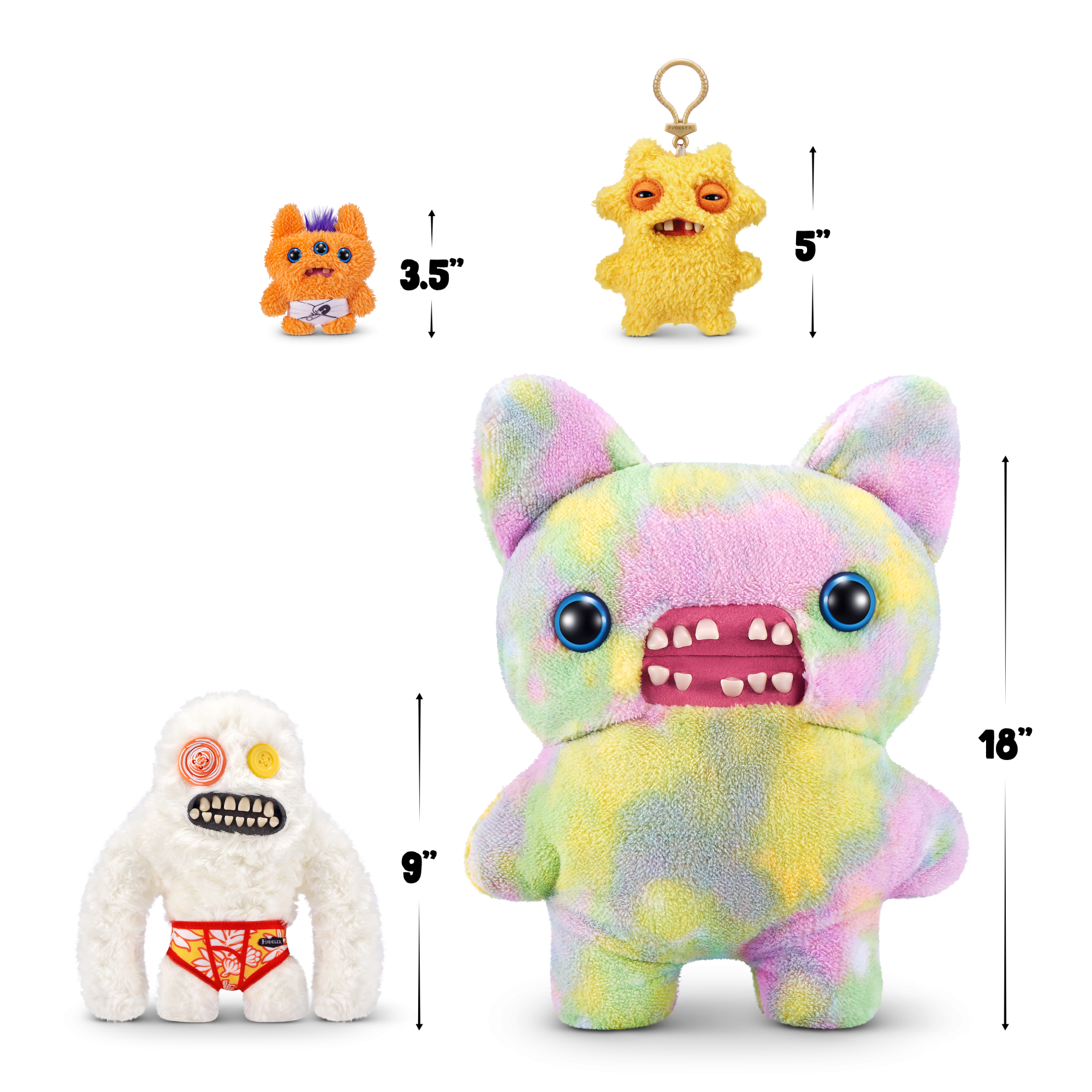 Плюшевая игрушка Zuru Fuggler SASQUOOSH - White