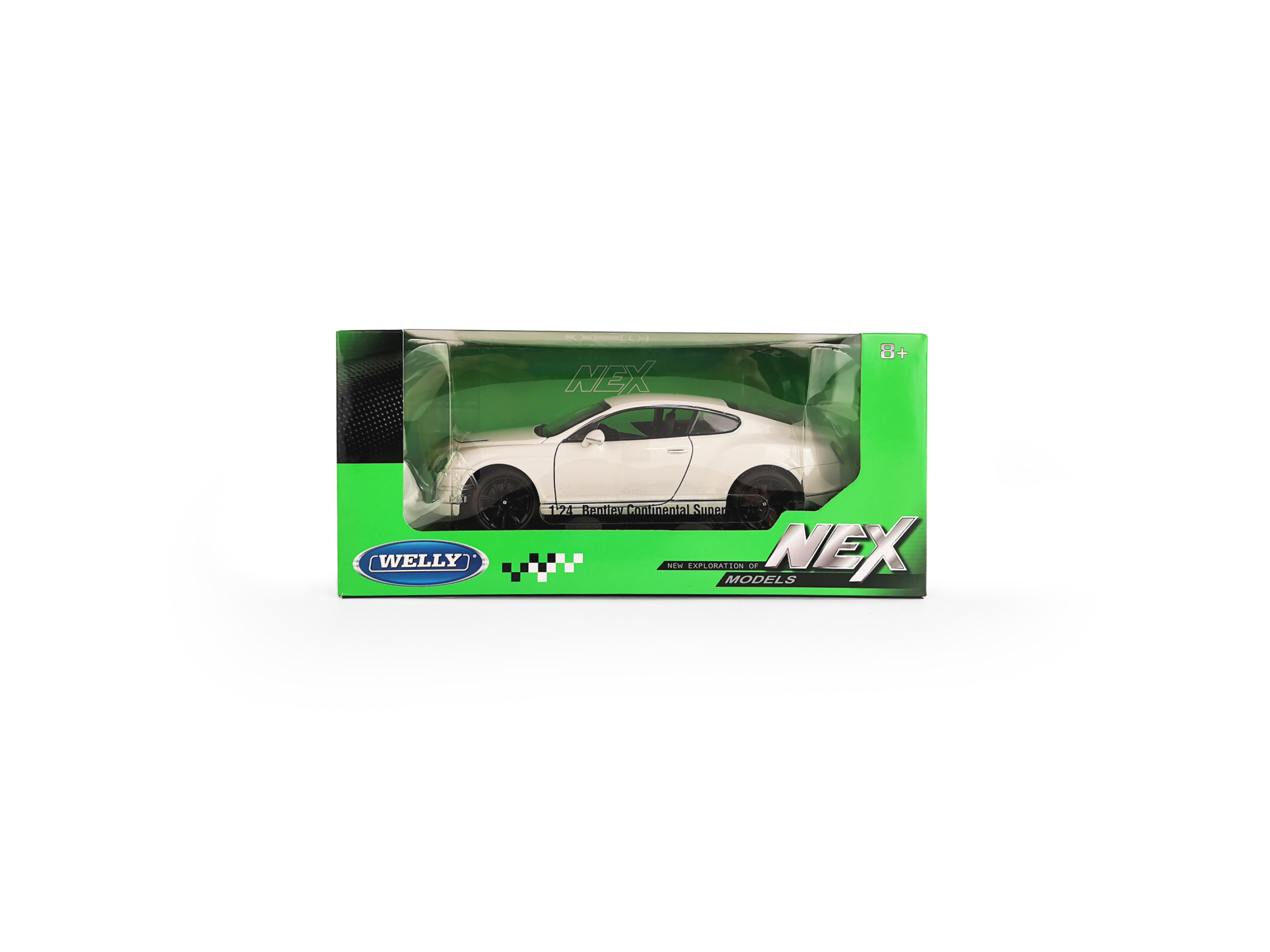 Машинка WELLY 1:24 Bentley Continental Supersports, белый