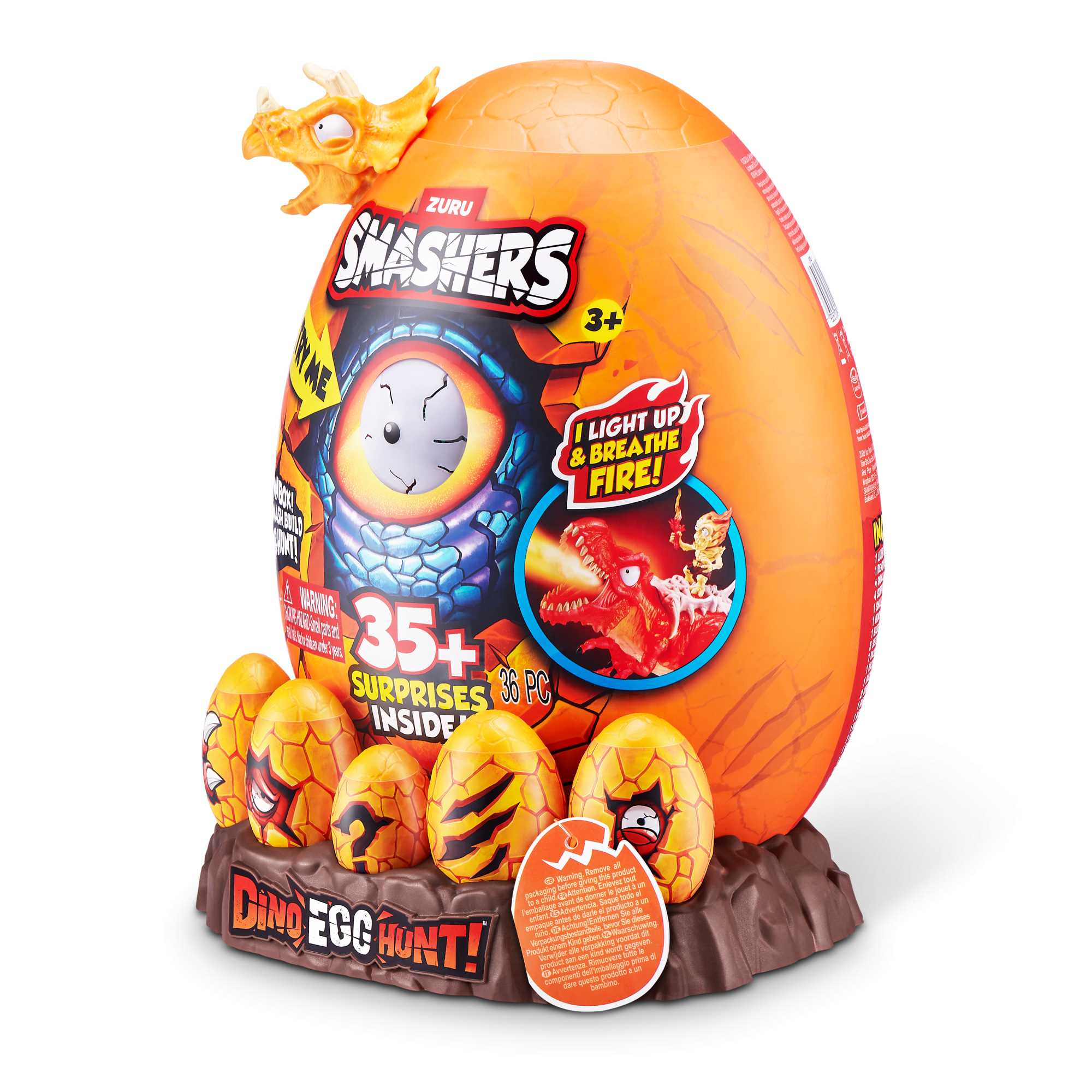 Игровой набор ZURU Smashers Dino Egg Hunt "Дино-раскопки" S1 с акс., в асс.