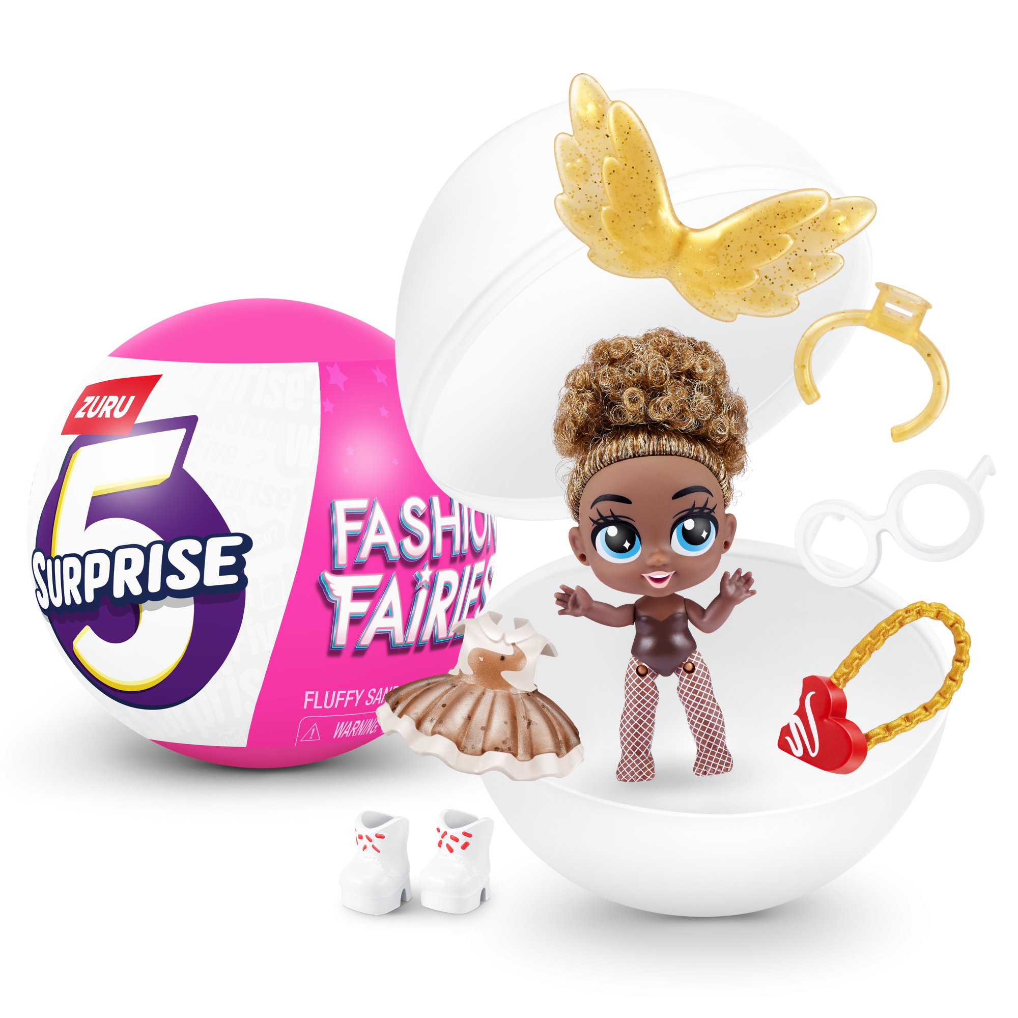 Капсула-сюрприз ZURU 5 Surprise "Феи-модницы" S1 с акс. в асс., дисплей-бокс 13шт.