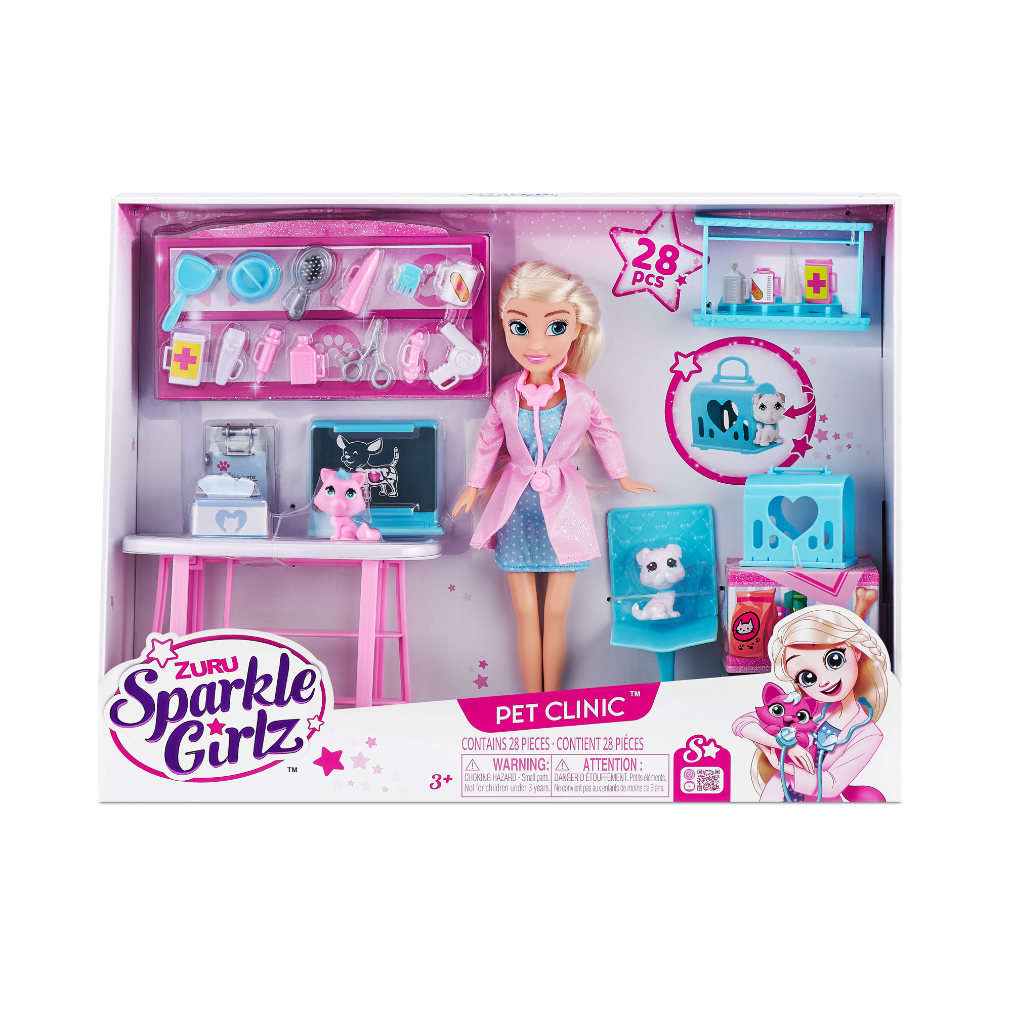 Игровой набор ZURU Sparkle Girlz "Ветеринарная клиника" в асс.