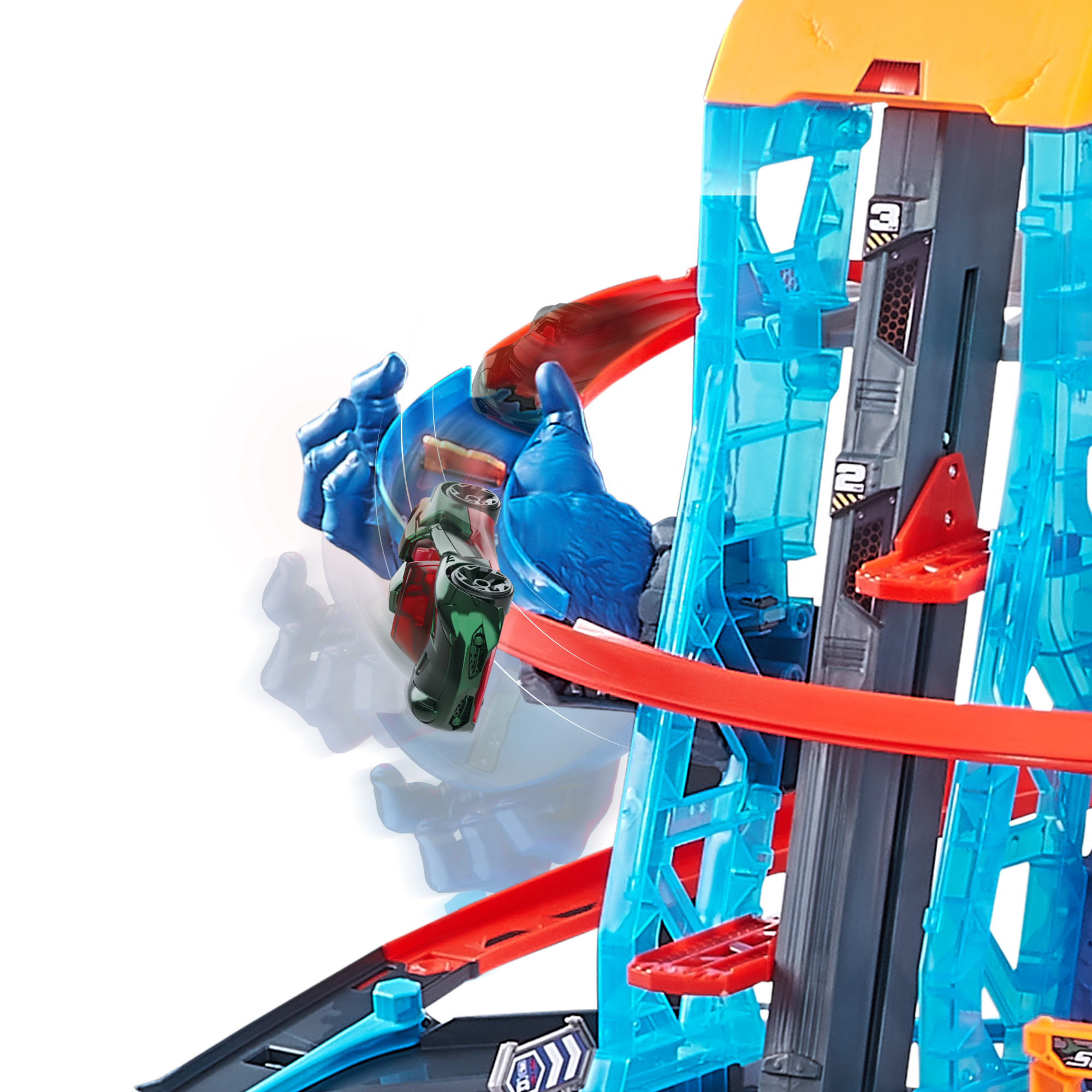 Набор ZURU Metal Machines, трек "Атака гориллы" с машинкой S1, средний