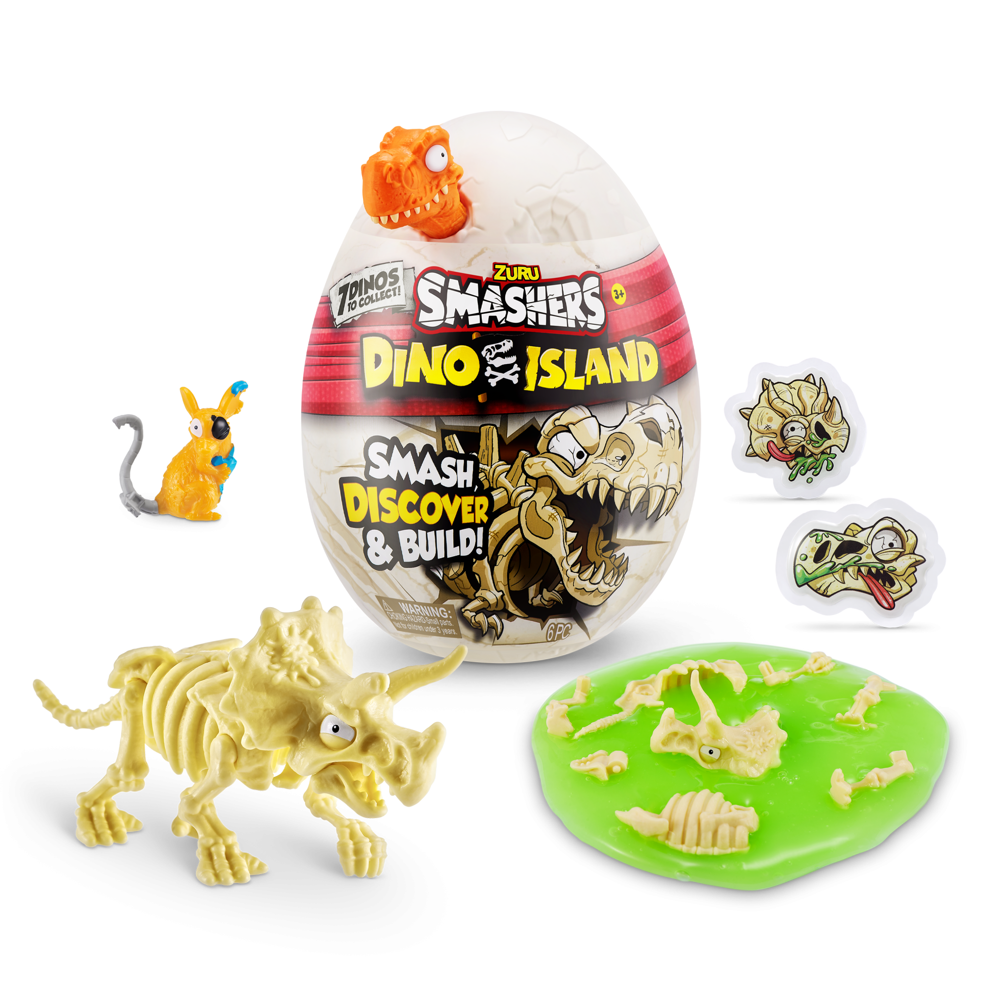 Игрушка Zuru Smashers: "Dino Island" Nano Egg, в ассортименте