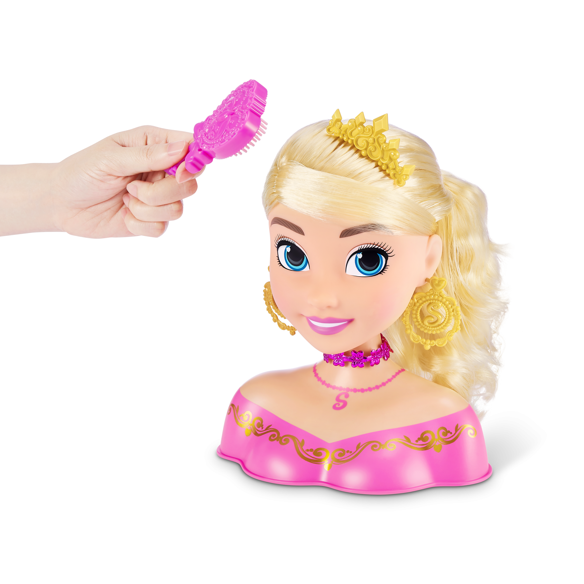 Игровой набор ZURU Sparkle Girlz "Манекен для создания причесок принцессы"