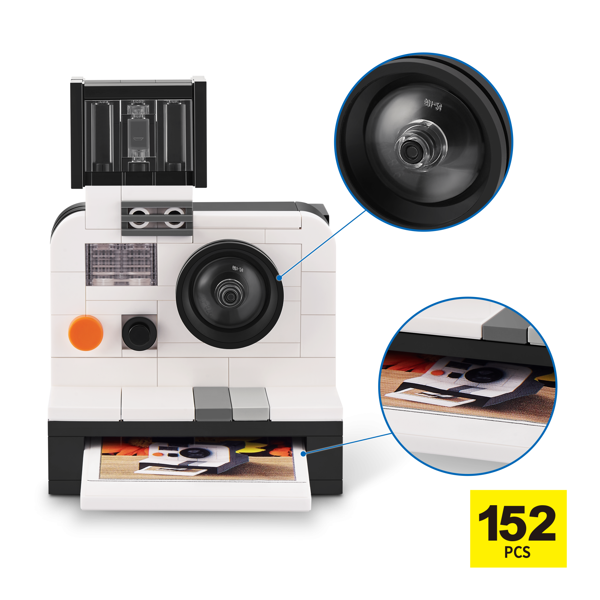 Игровой набор конструктор ZURU MAX Premium Retro Building Bricks Collection (до 221 детали)