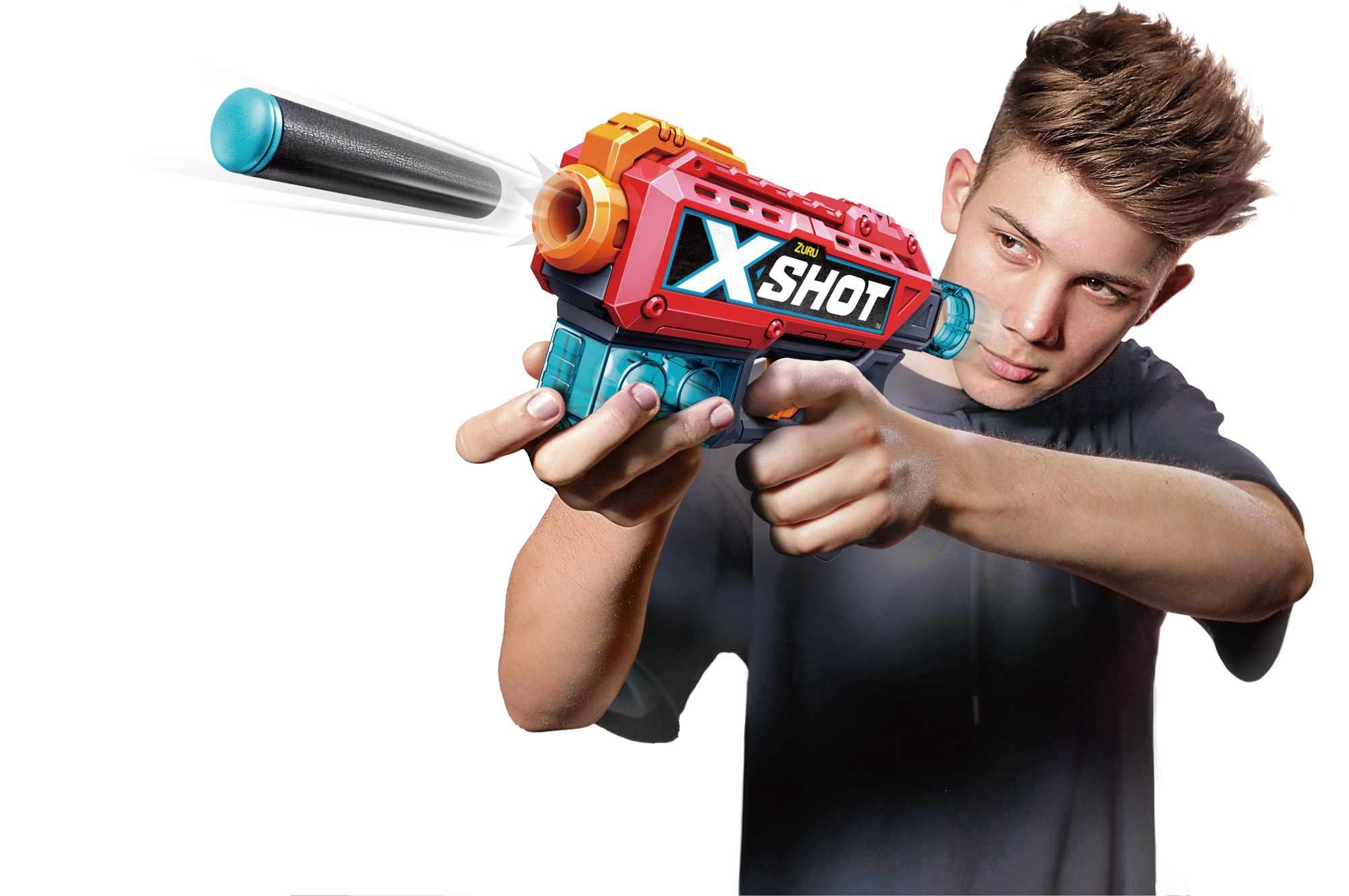 Игровой набор ZURU X-Shot EXCEL Кикбэк (бластер, 8 снарядов)