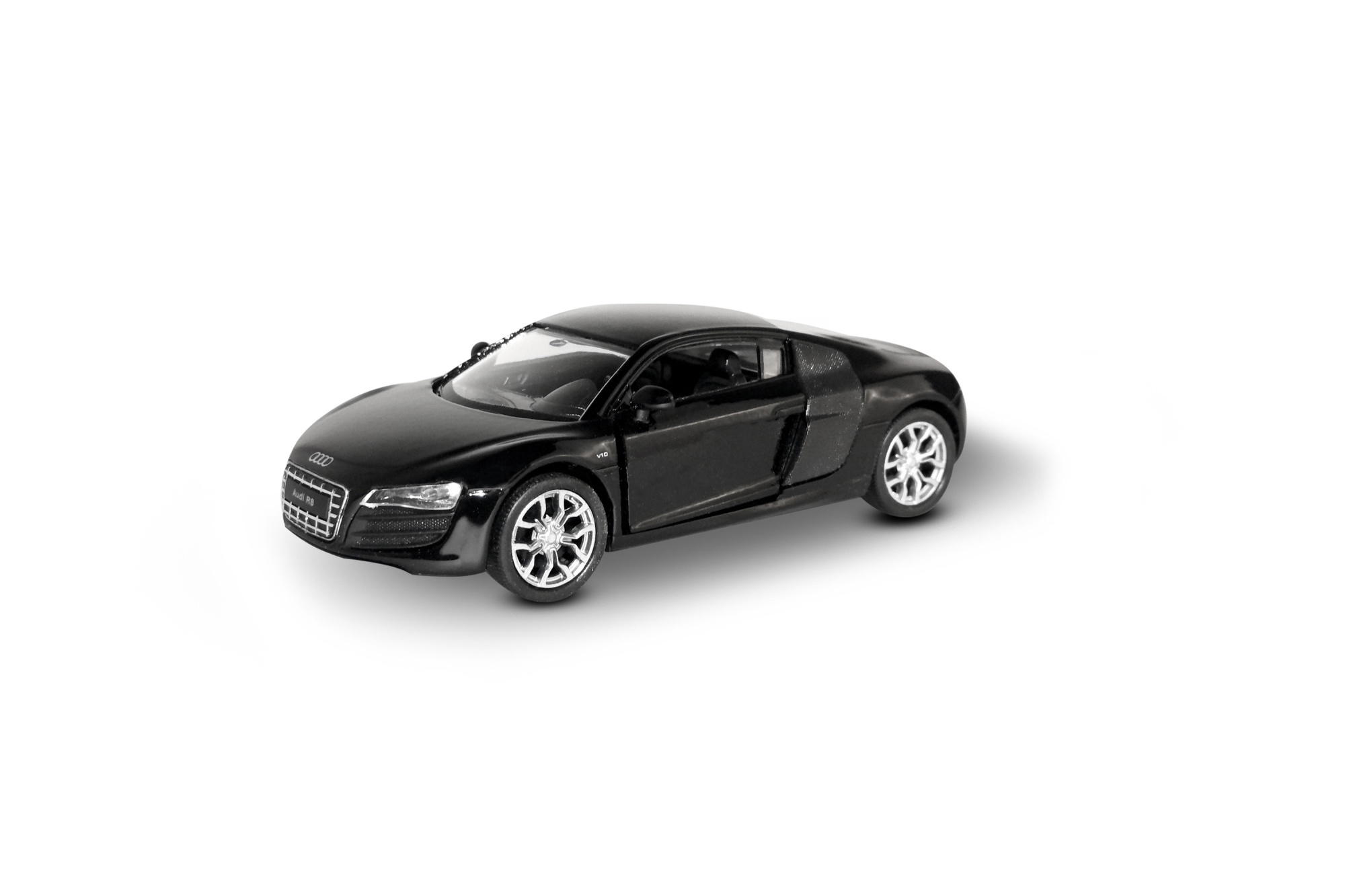 Машинка WELLY 1:38 Audi R8 V10 2009, пруж. мех., цвет в асс.