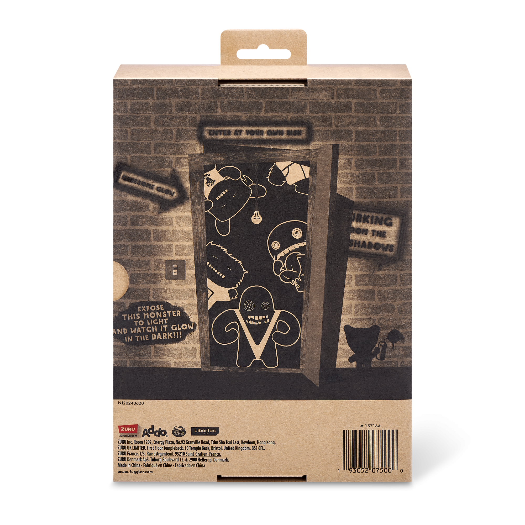 Плюшевая игрушка Zuru Fuggler Glow - Screech - Blue