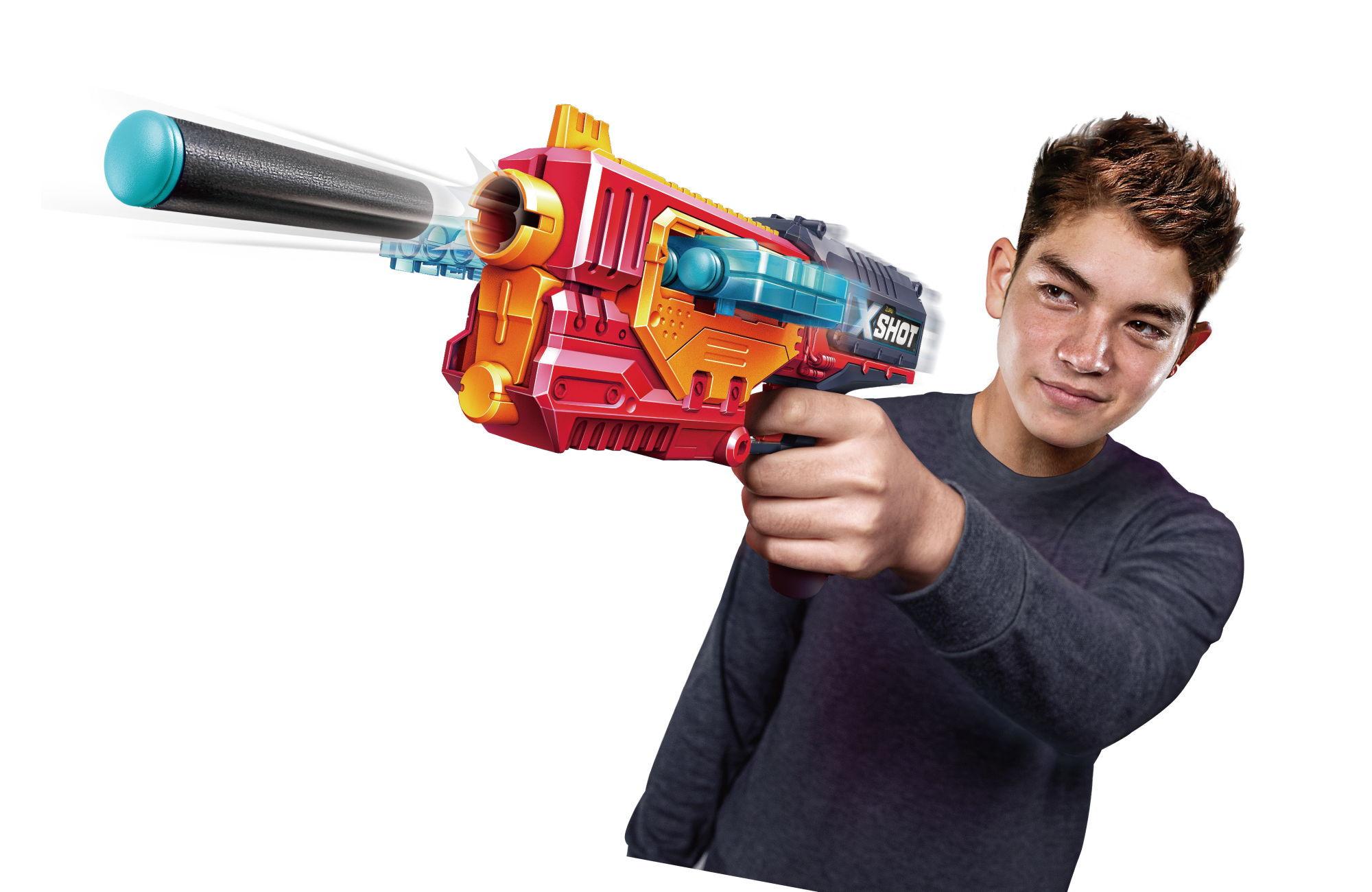 Игровой набор ZURU X-Shot EXCEL Квикслайд (бластер, 16 снарядов)