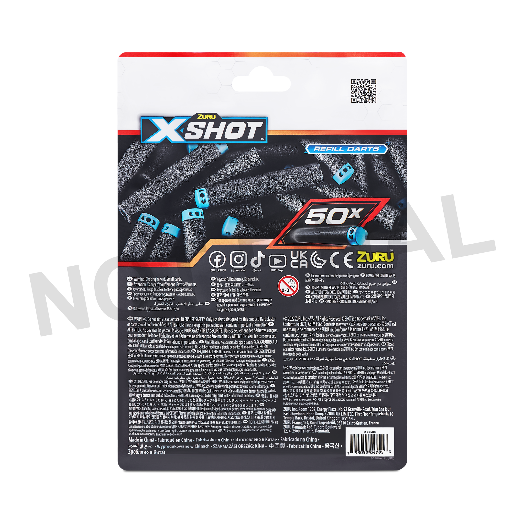 Снаряды для бластера ZURU X-Shot EXCEL, 50шт.