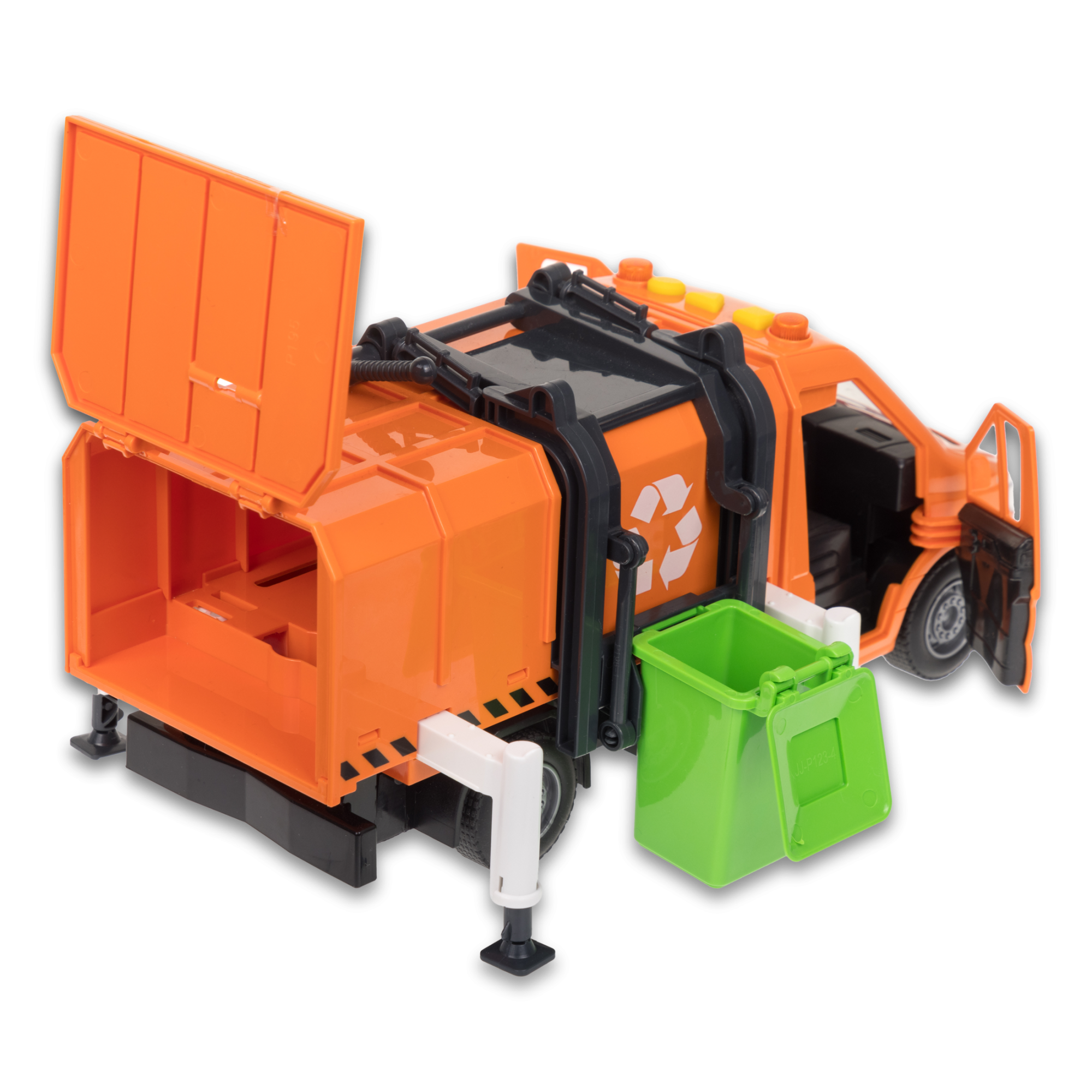 Игрушка-мусоровоз  KID ROCKS, масштаб 1:16,со звуком и светом, инерц. механизм