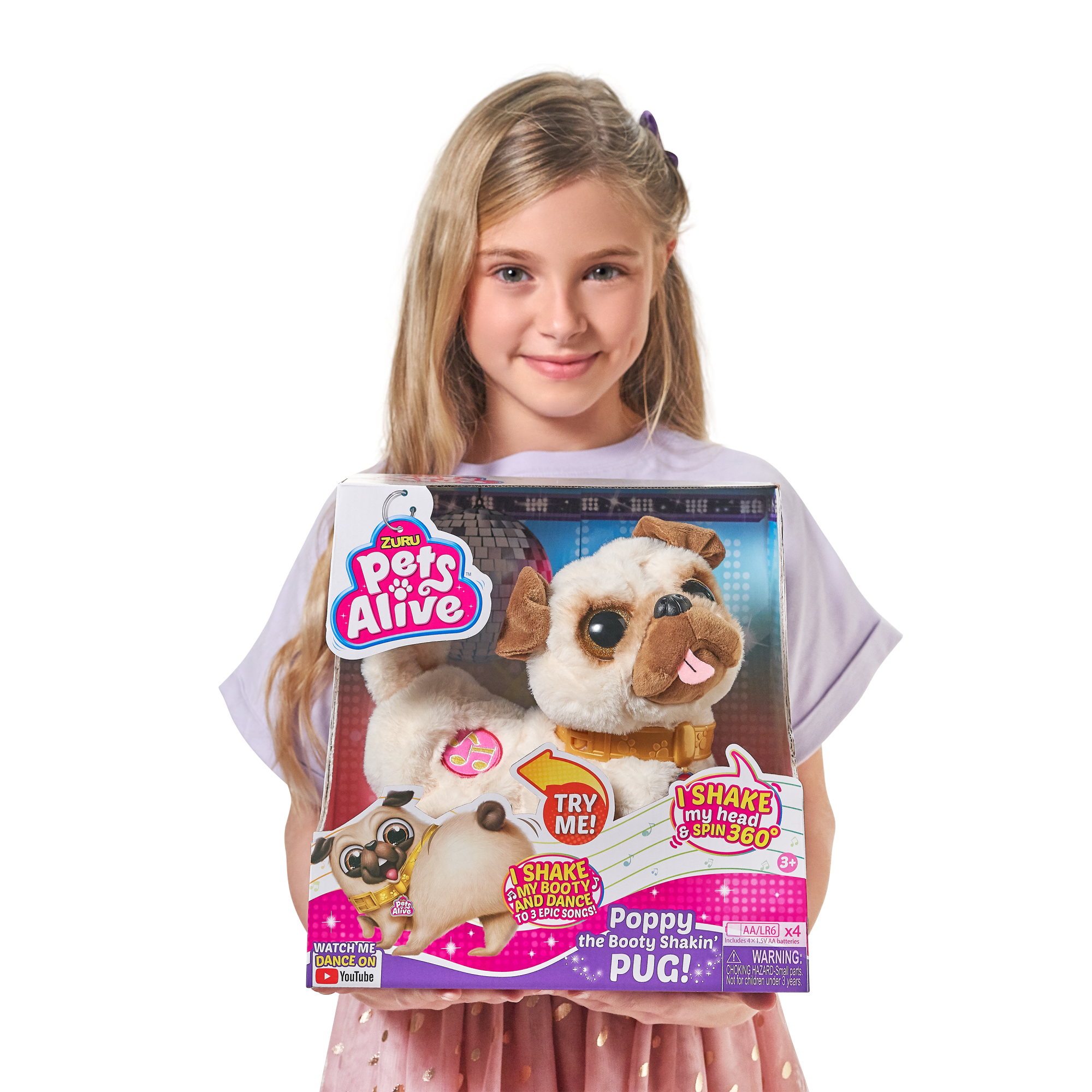 Игрушка ZURU Pets Alive Танцующий Мопс