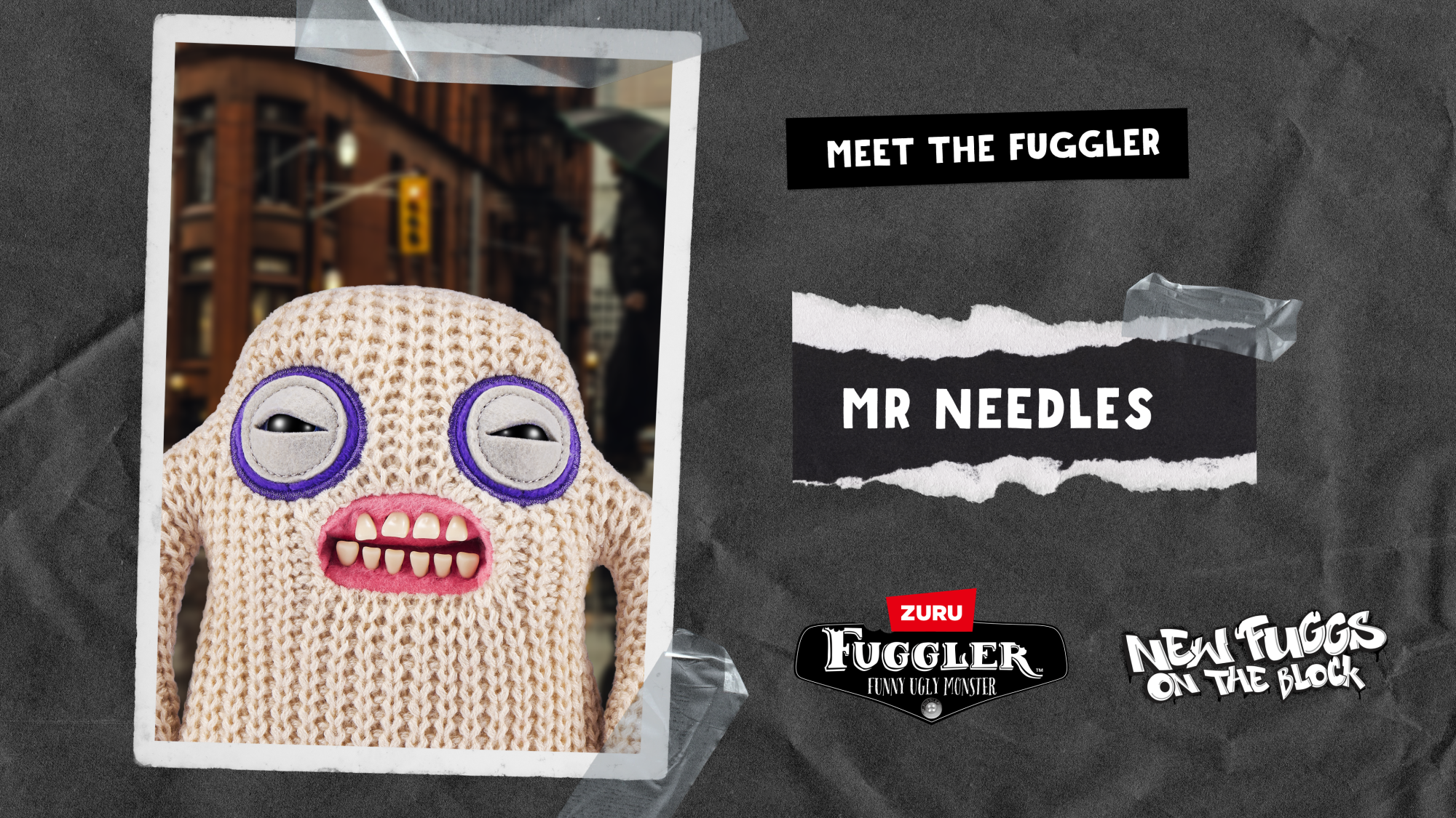 Плюшевая игрушка Zuru Fuggler Mr Needles