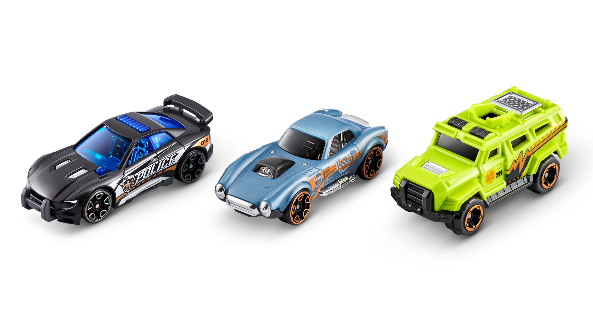 Набор машинок ZURU Metal Machines в асс., 3шт.