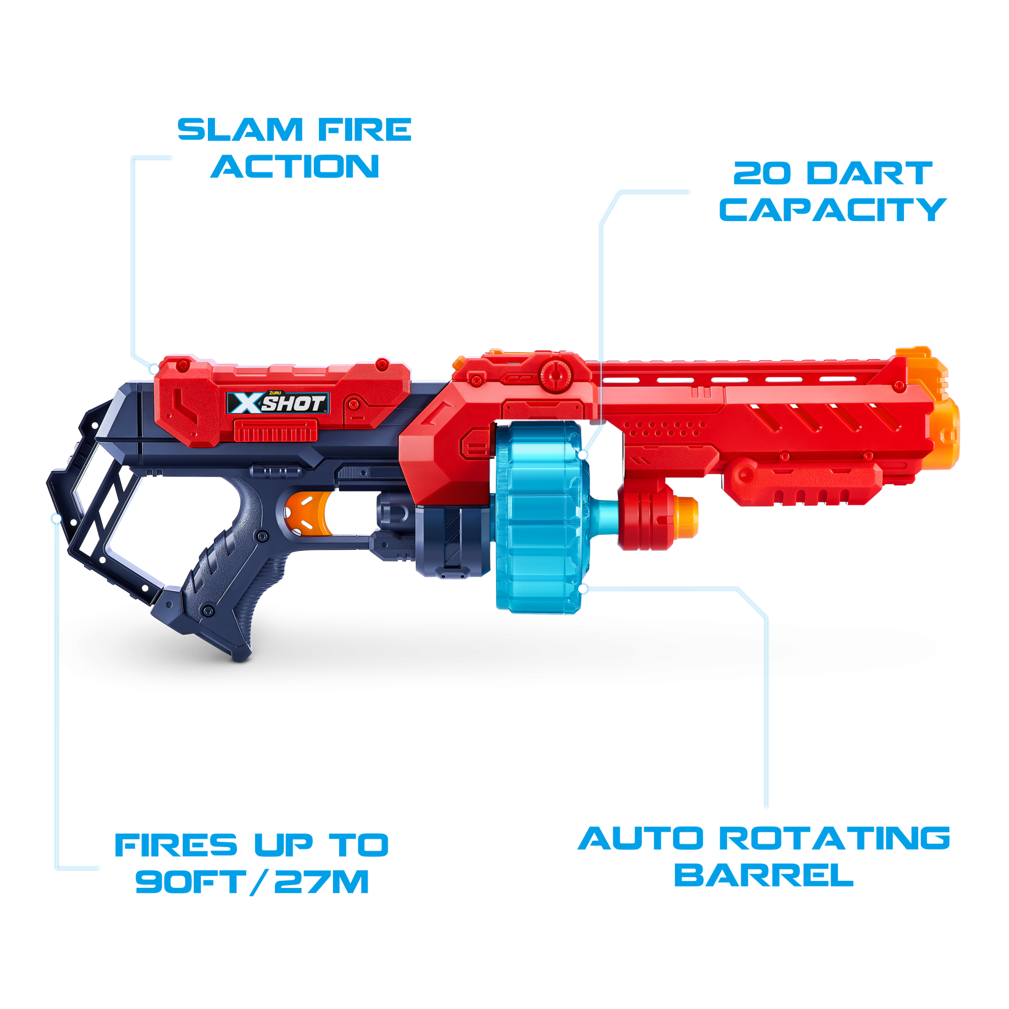 Игровой набор ZURU X-Shot EXCEL Комбо ТРИО (бластеры Турбо Файр + Фьюри + Микро, 48 снарядов) Игровой набор ZURU X-Shot EXCEL Комбо ТРИО (бластеры Турбо Файр + Фьюри + Микро, 48 снарядов)