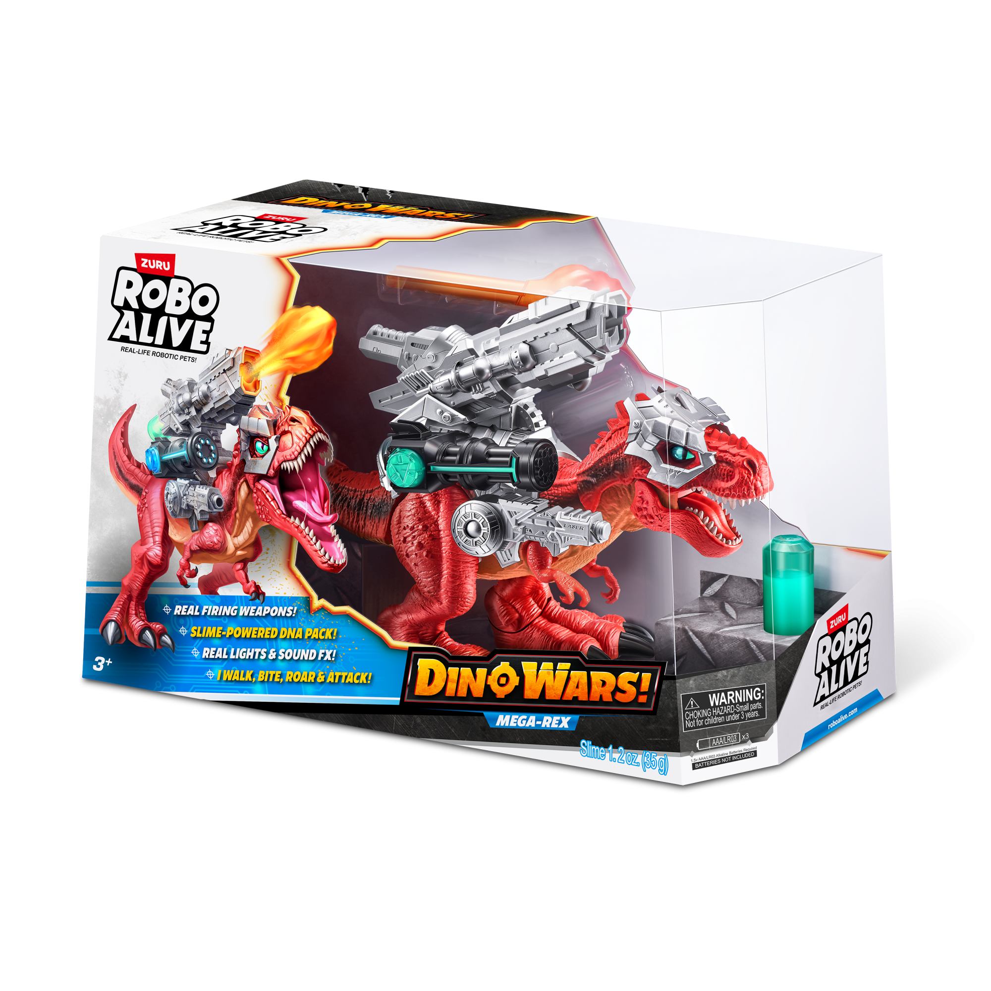 Игрушка ZURU Robo Alive интерактивная Гигантский Боевой Ти-рекс S1