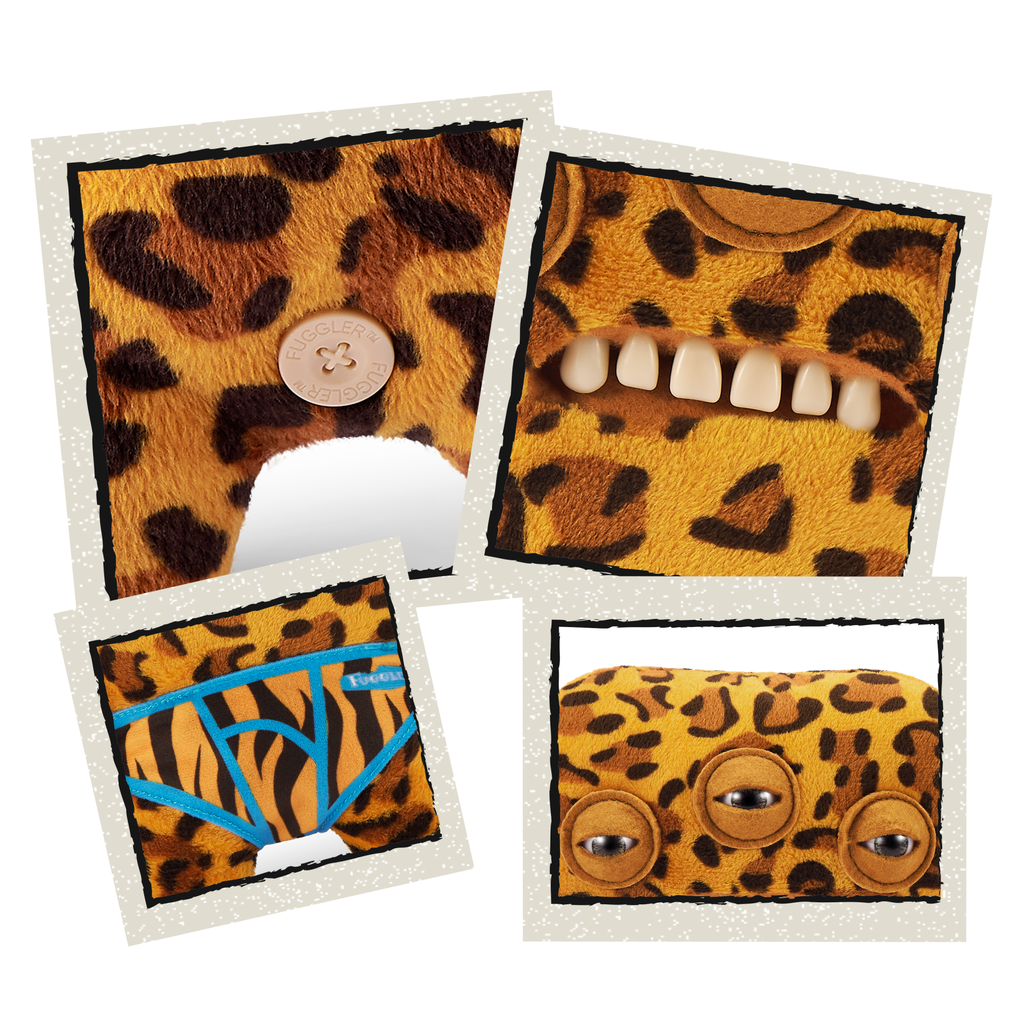 Плюшевая игрушка Zuru Fuggler ANNOYED ALIEN  Leopard