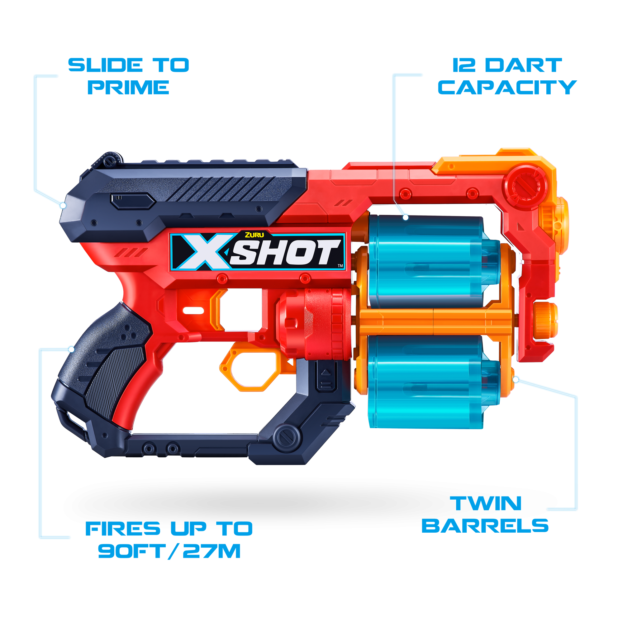 Игровой набор ZURU X-Shot EXCEL Эксесс (бластер, 16 снарядов)
