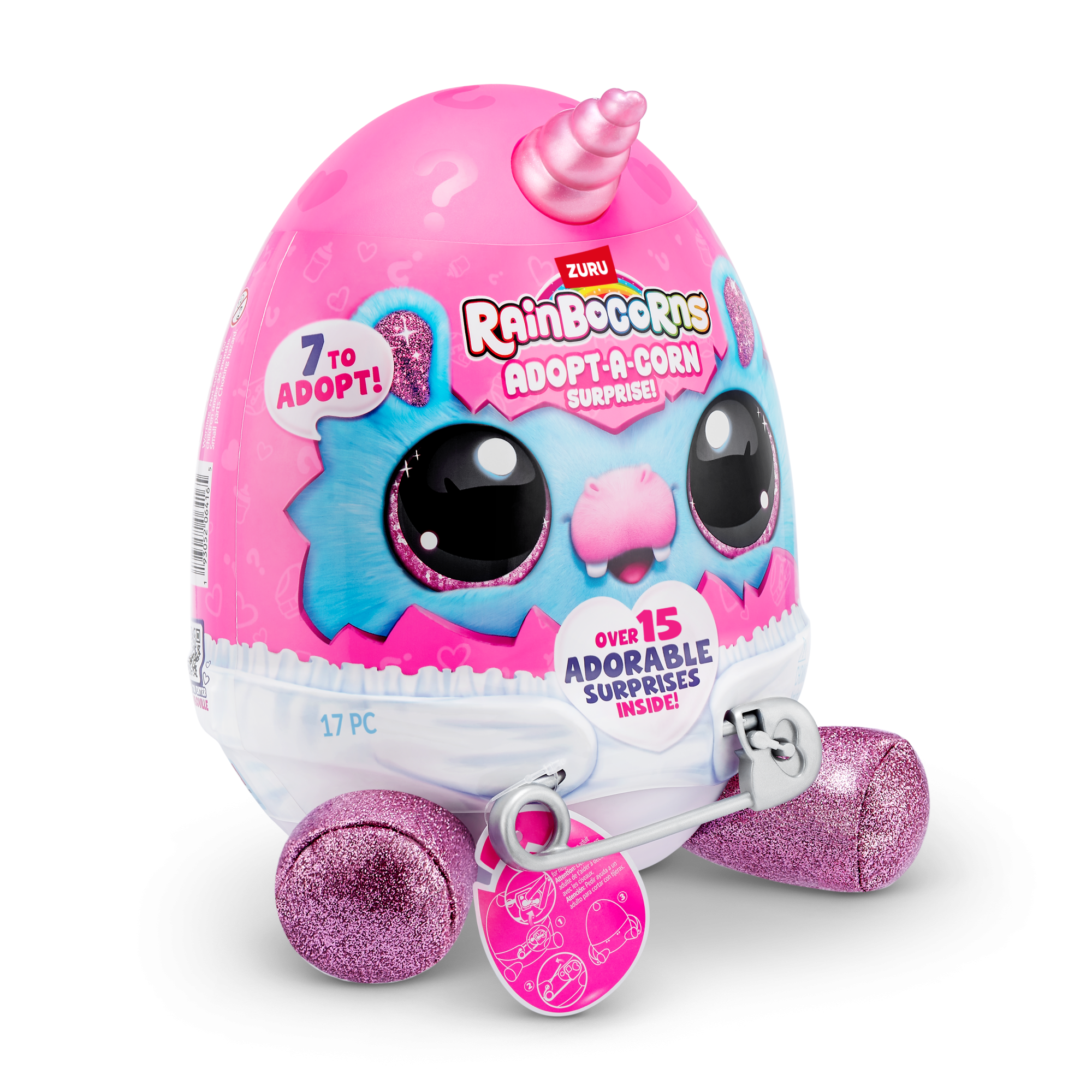 Игровой набор-сюрприз ZURU Rainbocorns Adopt-a-corn  S1 с акс. в асс., малый Игровой набор-сюрприз ZURU Rainbocorns Adopt-a-corn  S1 с акс. в асс., малый