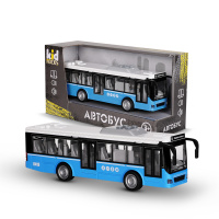 Игрушка-автобус KID ROCKS, масштаб 1:16,со звуком и светом, инерц. механизм