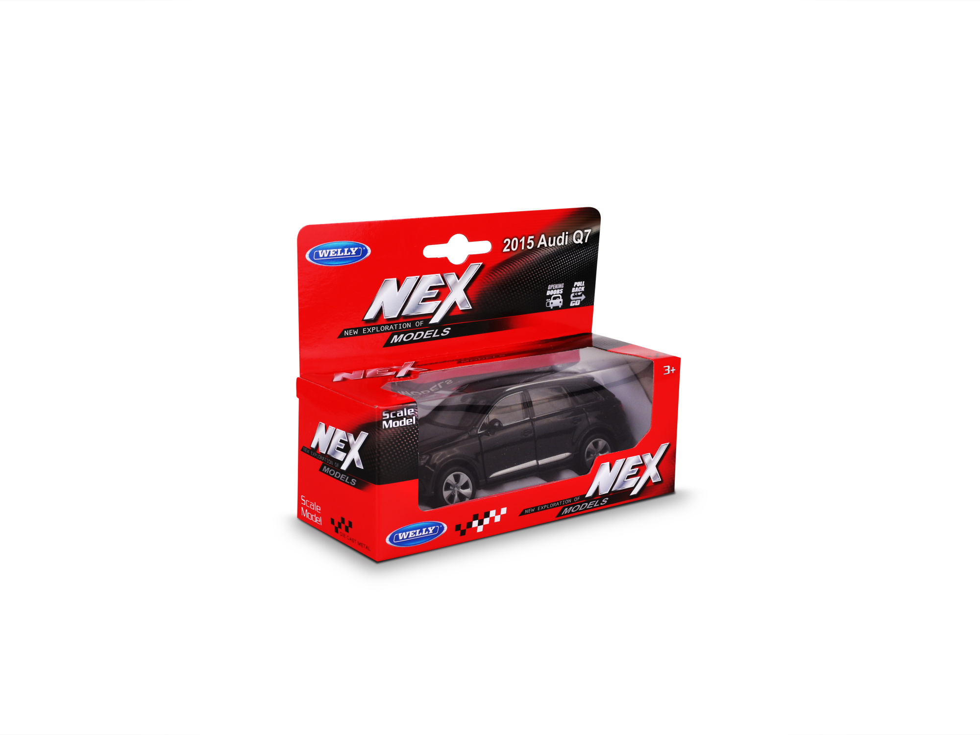 Машинка WELLY 1:38 Audi Q7, пруж. мех., цвет в асс.