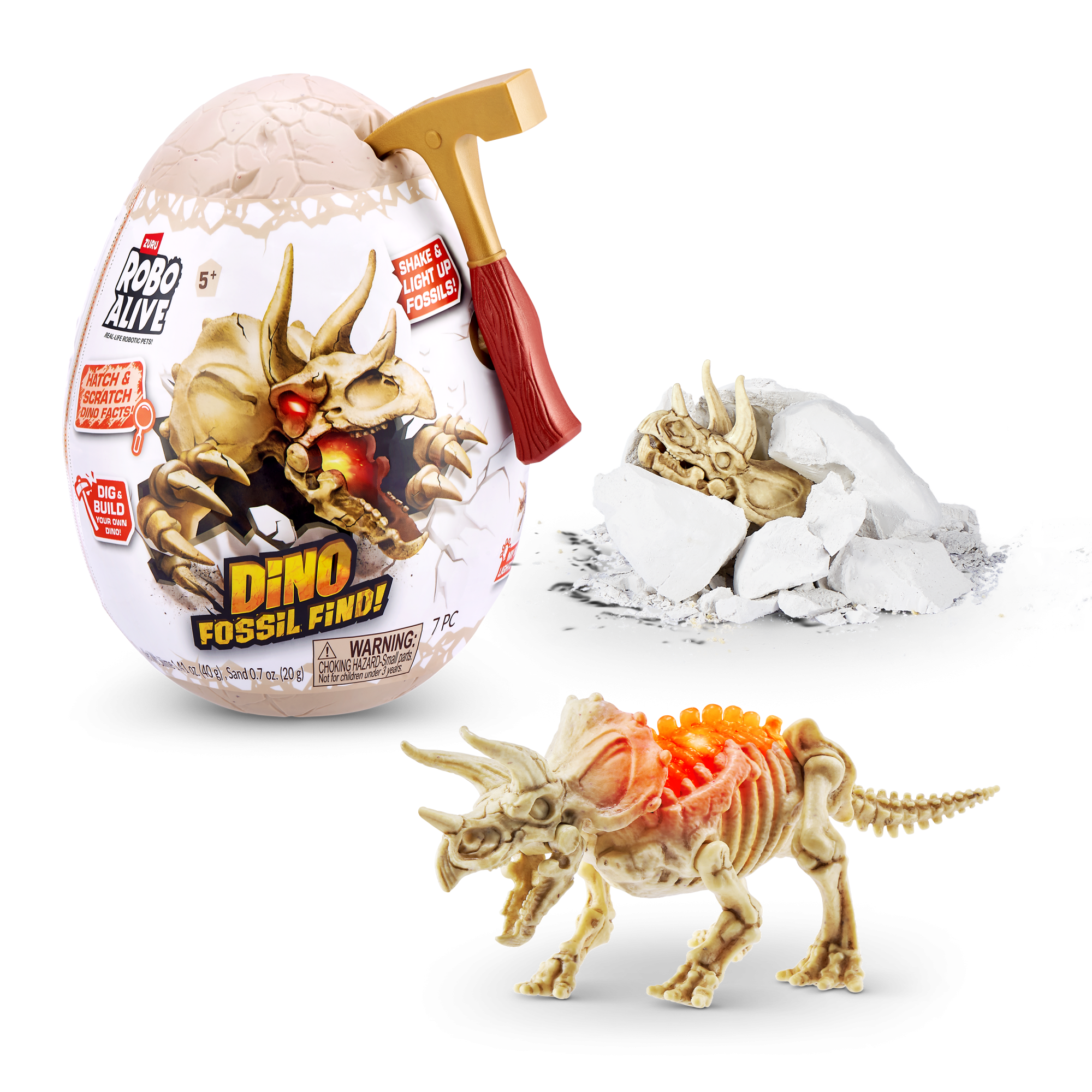 ZURU Robo Alive "Dino Fossil mini", игрушка-сюрприз