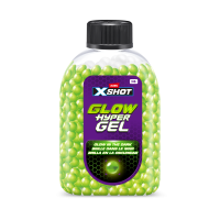 Игровой набор ZURU X-Shot HYPERGEL GLOW IN THE DARK Найтмер (бластер, 10000 сн.-гр., защ.