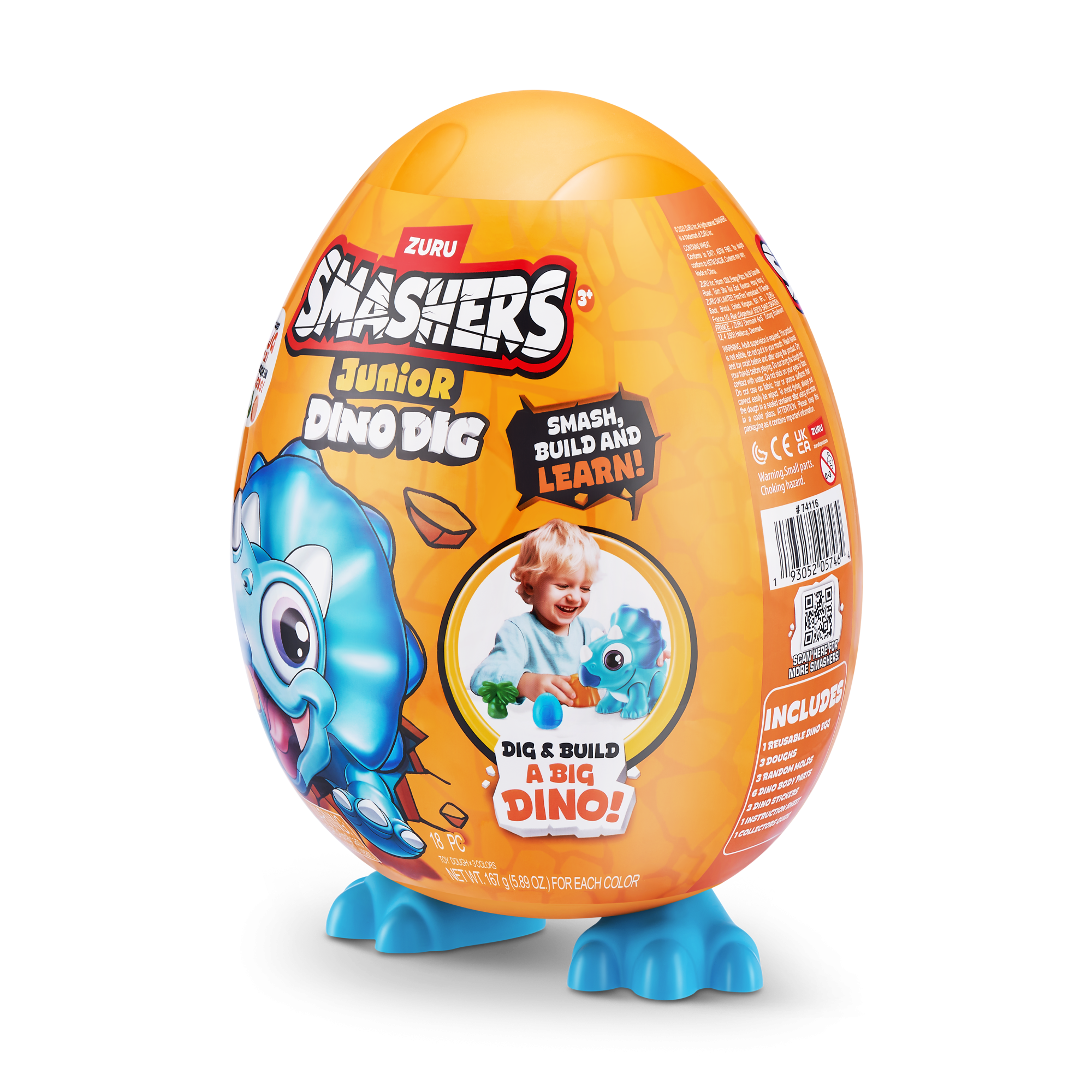 ZURU Smashers Junior Дино-раскопки, игрушка-сюрприз