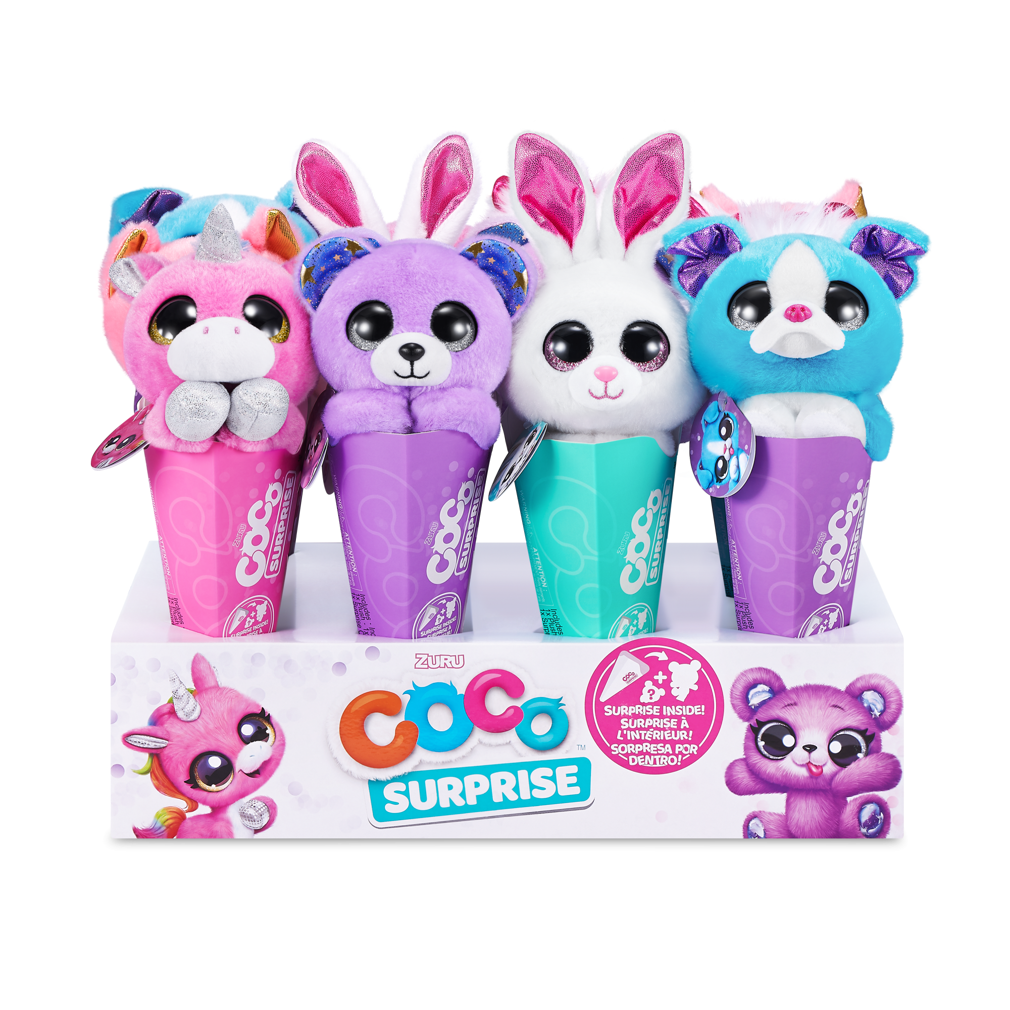 Игрушка ZURU Coco Cones Классик в асс., дисплей-бокс 12шт.