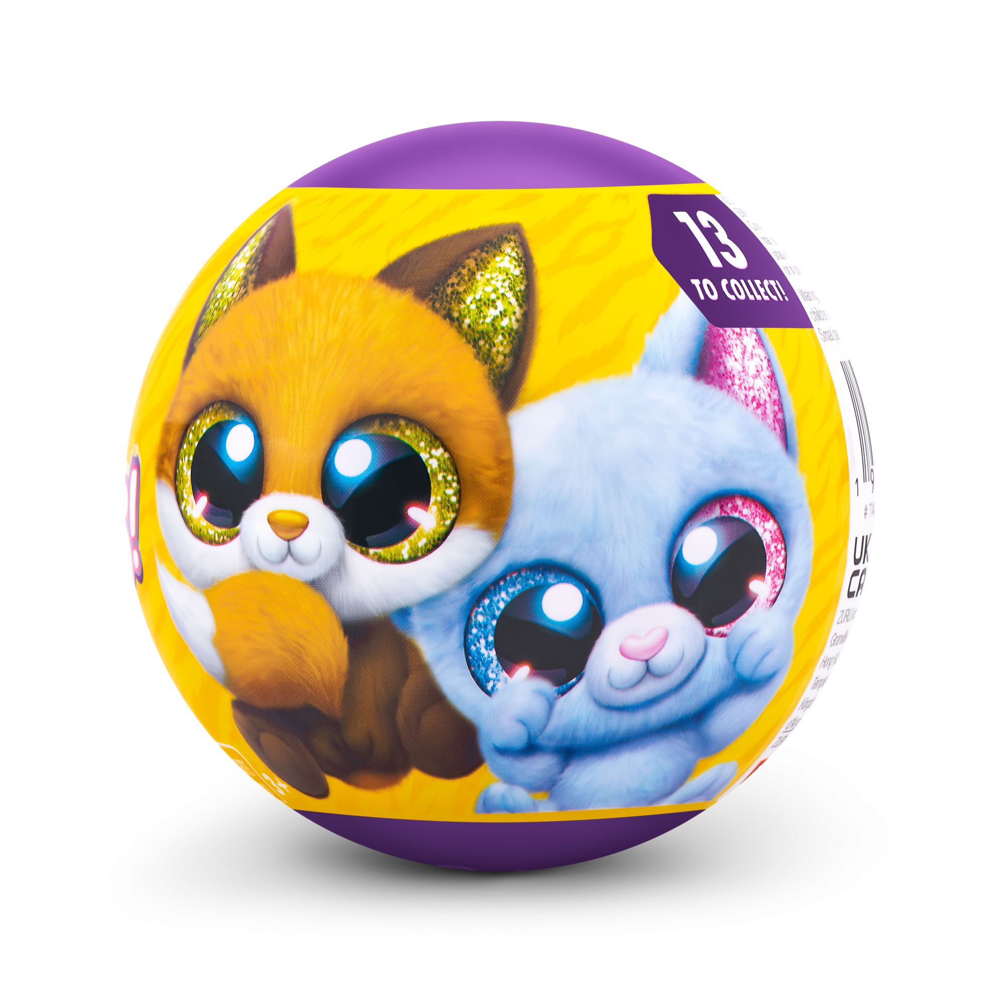 Капсула-сюрприз ZURU 5 Surprise "Плюшевые питомцы" S2 с акс. в асс., дисплей-бокс 12шт.