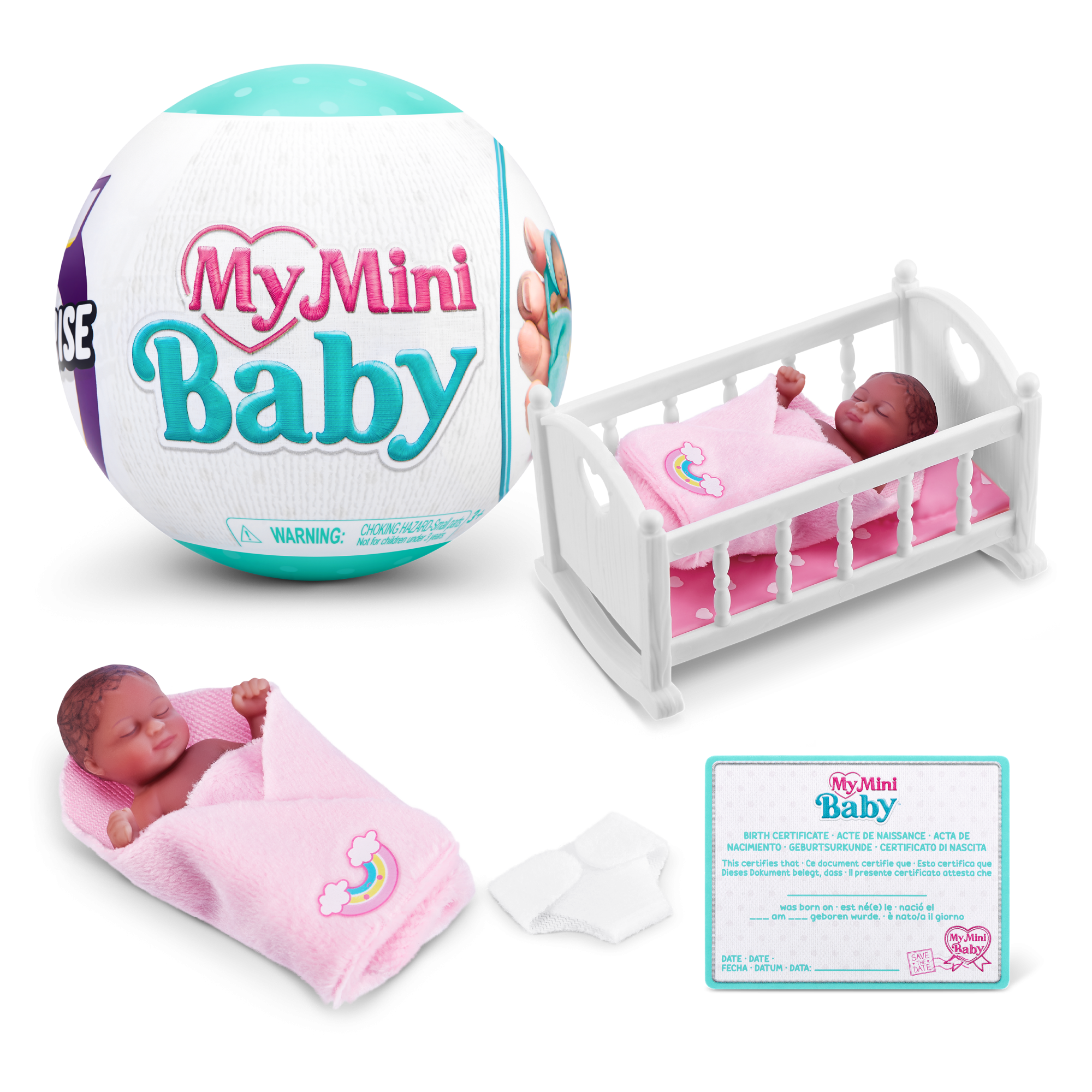 Капсула-сюрприз ZURU 5 Surprise "Мой малыш" S1 с акс. в асс., дисплей-бокс 13шт.