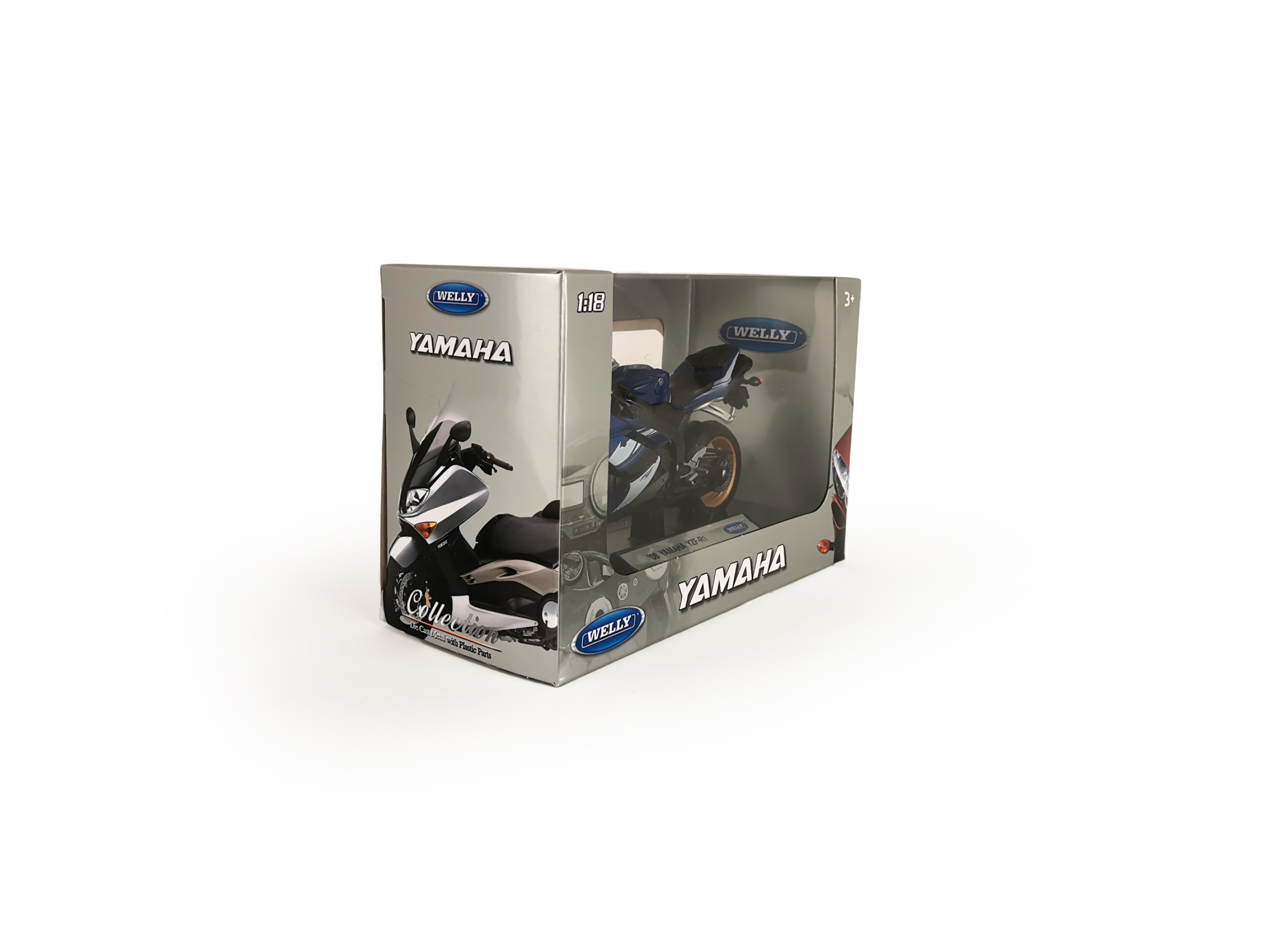 Мотоцикл WELLY 1:18 YAMAHA YZF-R1 2008, синий Мотоцикл WELLY 1:18 YAMAHA YZF-R1 2008, синий