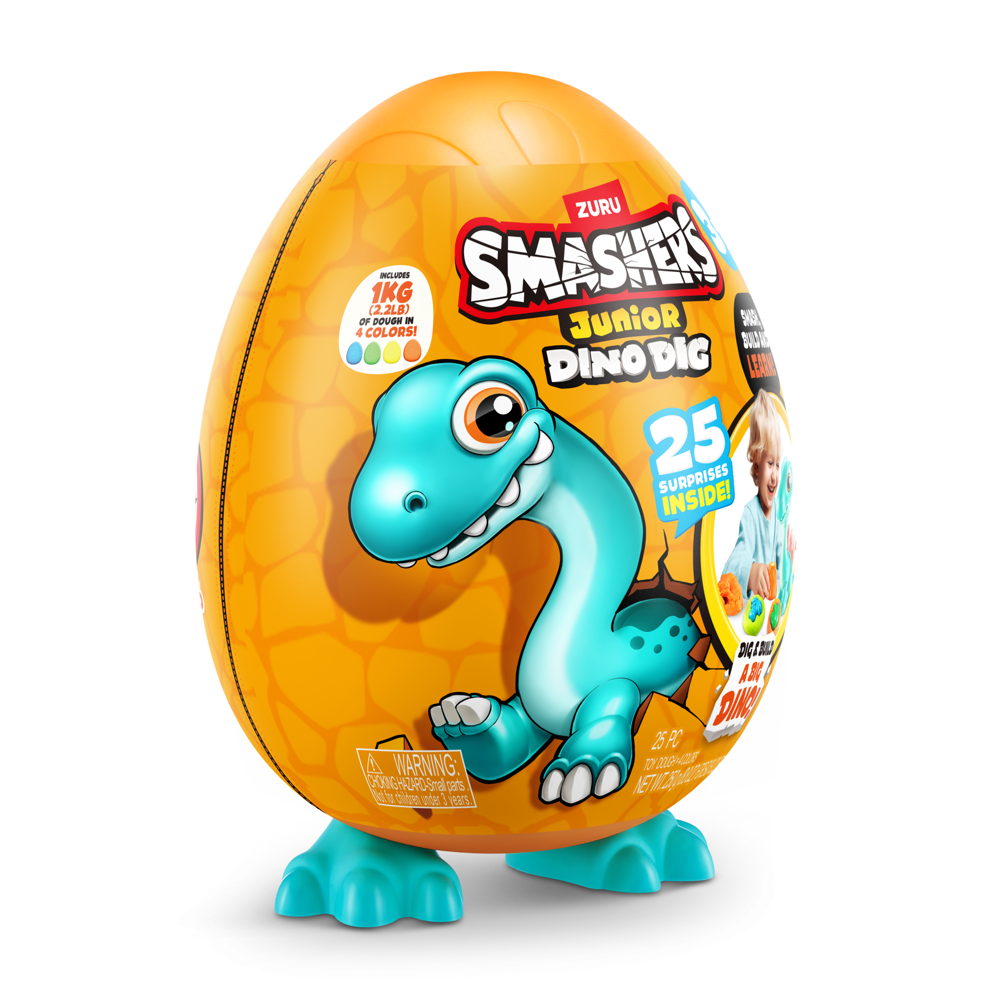 Игрушка ZURU Smashers Junior "Дино-раскопки"