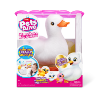 Игрушка ZURU Pets Alive "Мама и малыш" Уточка с утятами с акс. в асс.