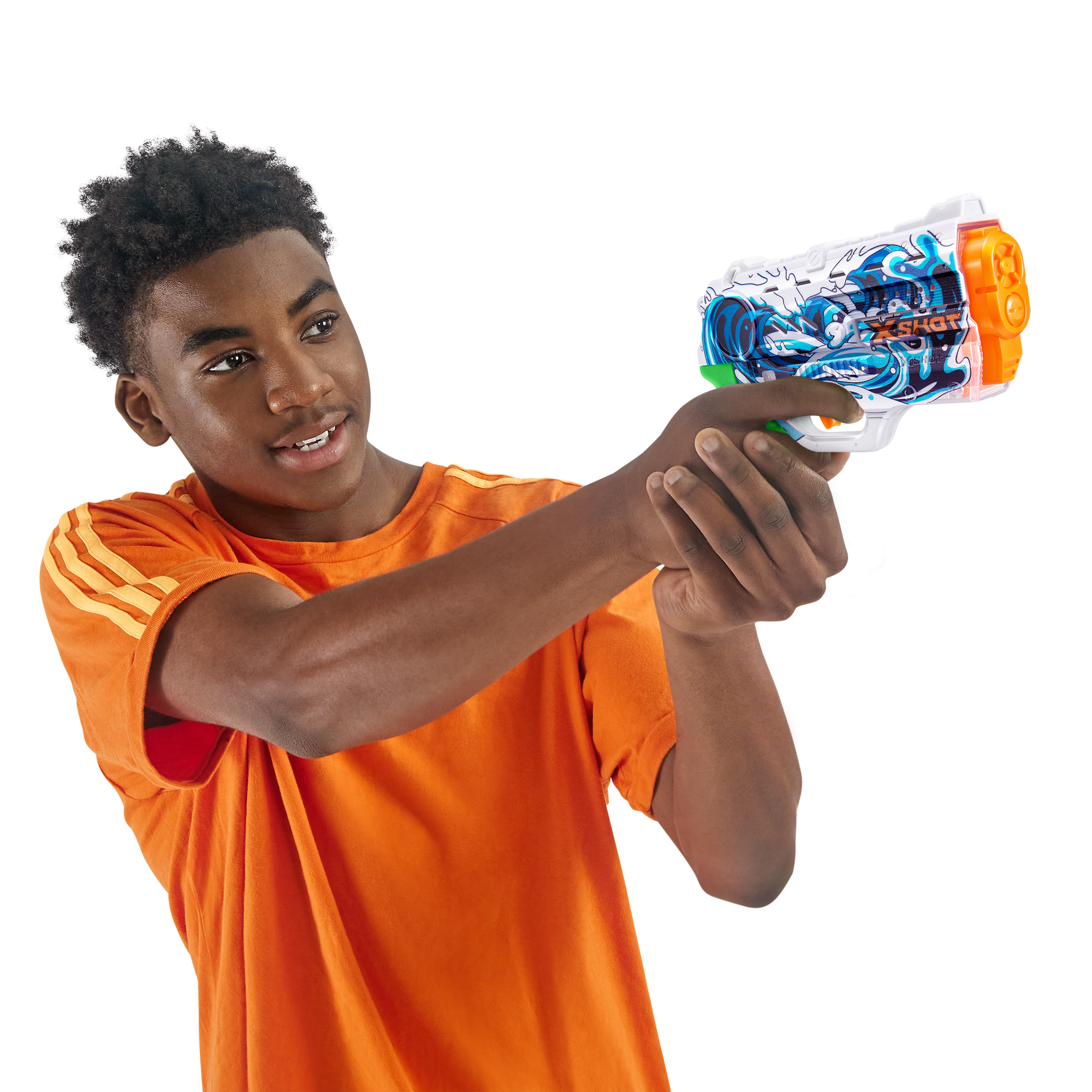 Бластер водный ZURU X-Shot Water FAST-FILL Skins Нано КВАДРО (4 бластера)