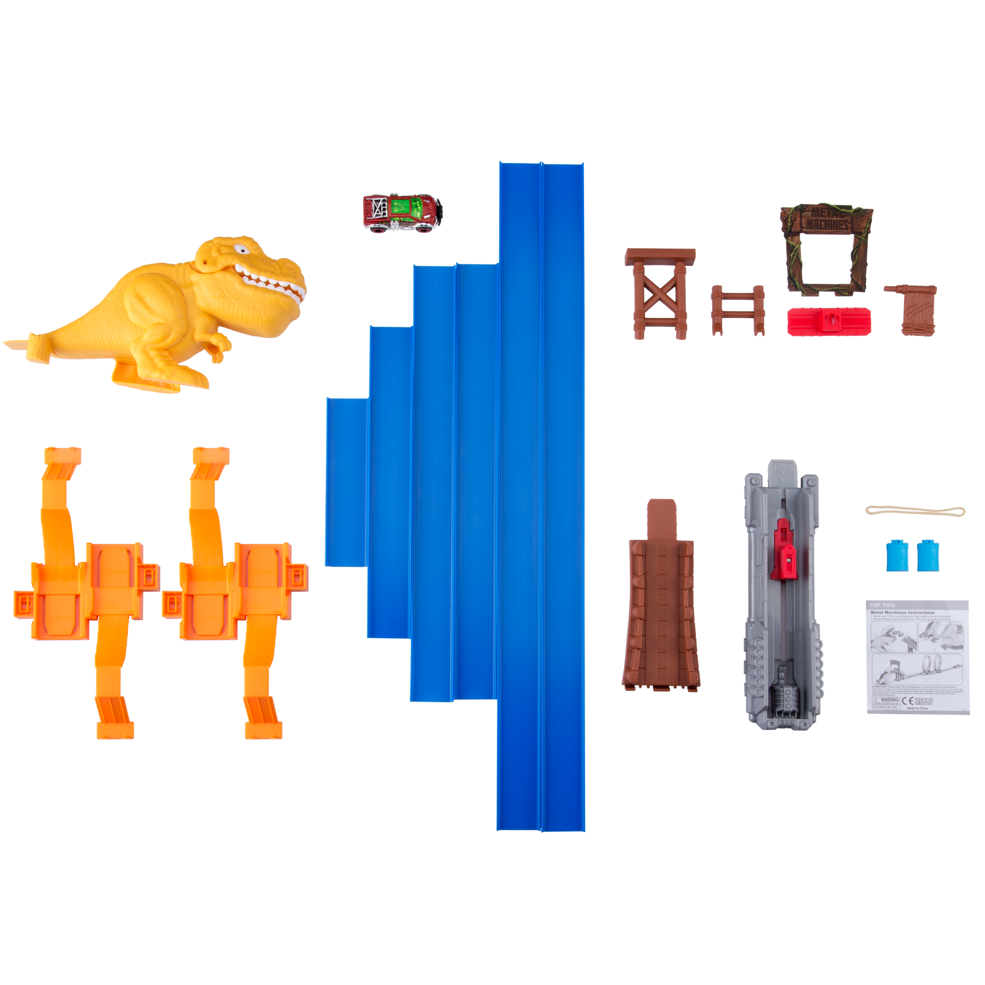 Набор ZURU Metal Machines, трек "Ти-рекс" с машинкой