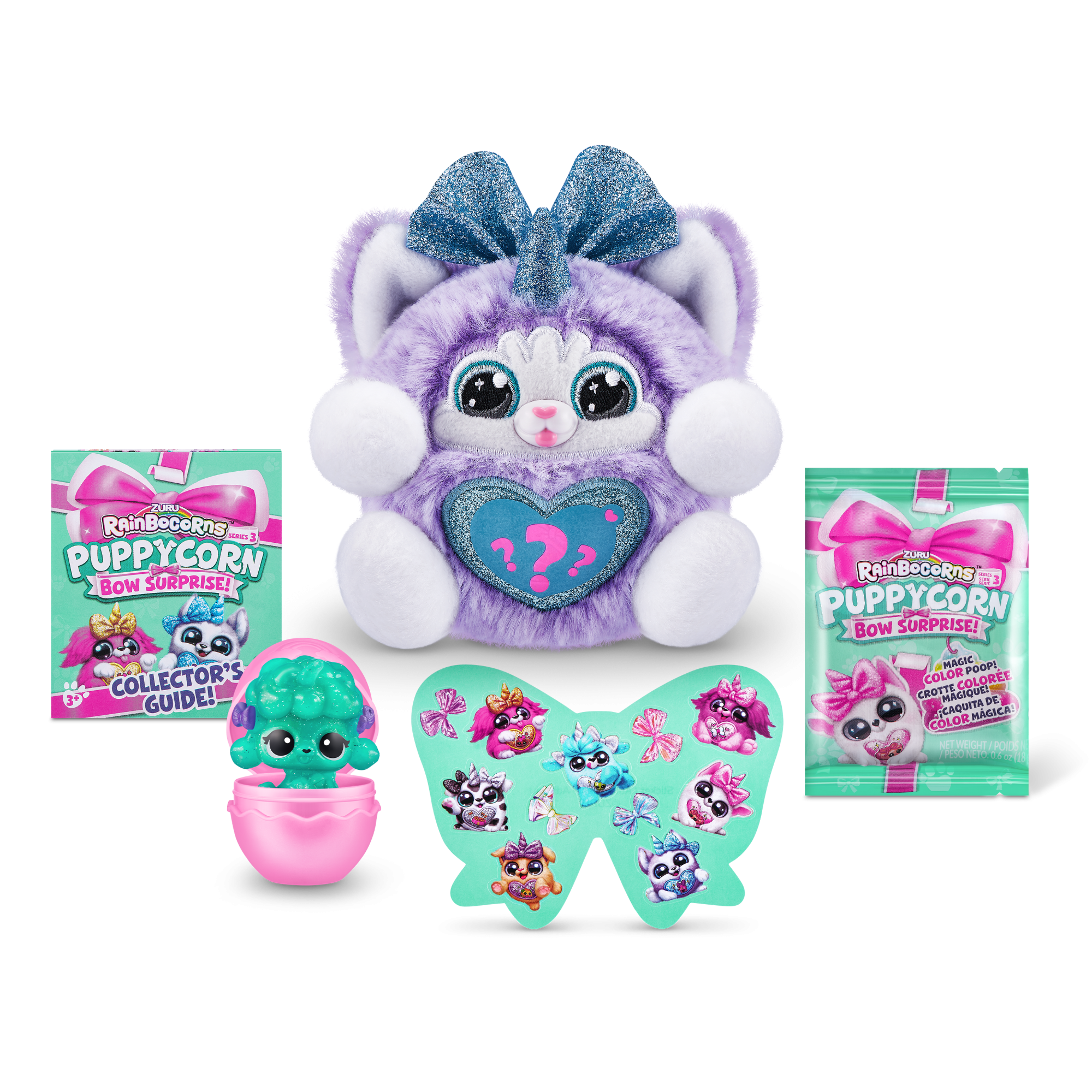 Игровой набор-сюрприз ZURU Rainbocorns Sparkle Puppycorn S6 с акс. в асс.