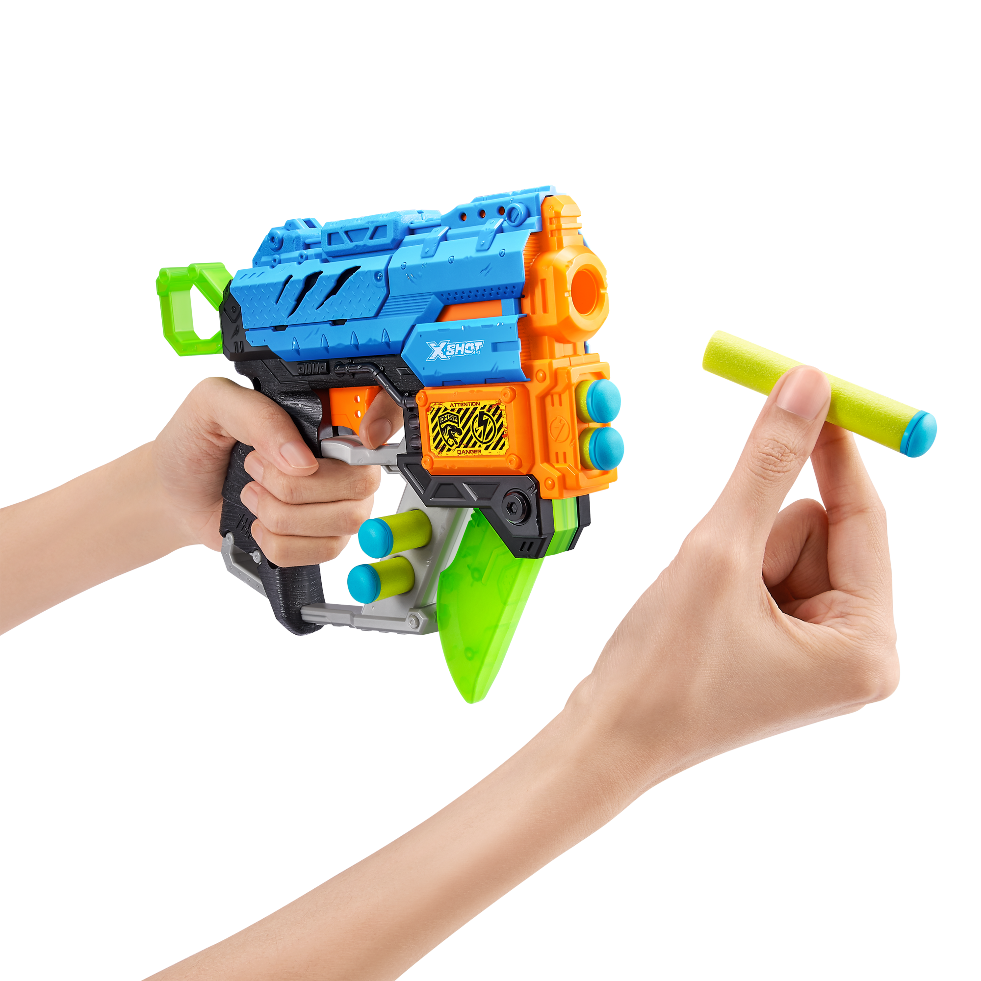Игровой набор ZURU X-Shot DINO ATTACK Экстинкт (бластер, 1 мишень, 8 снарядов)