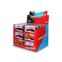 Машинка WELLY грузовик, 15 см, в асс., набор A, дисплей-бокс 24 шт.