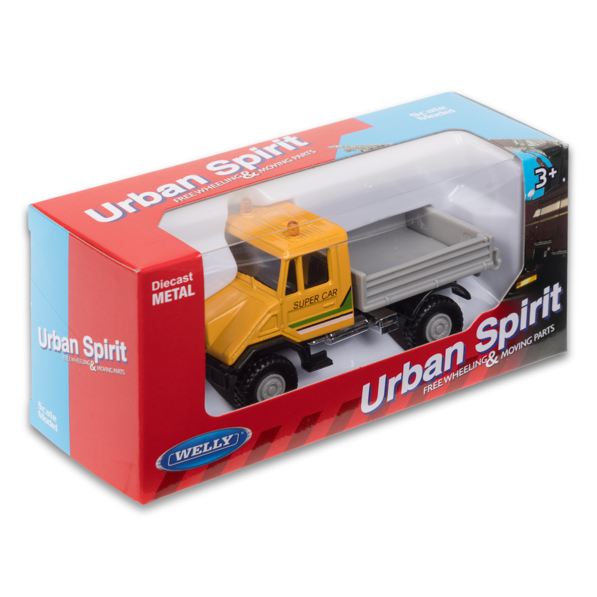 Строительная техника WELLY, 11 см, в асс., дисплей-бокс 24 шт.