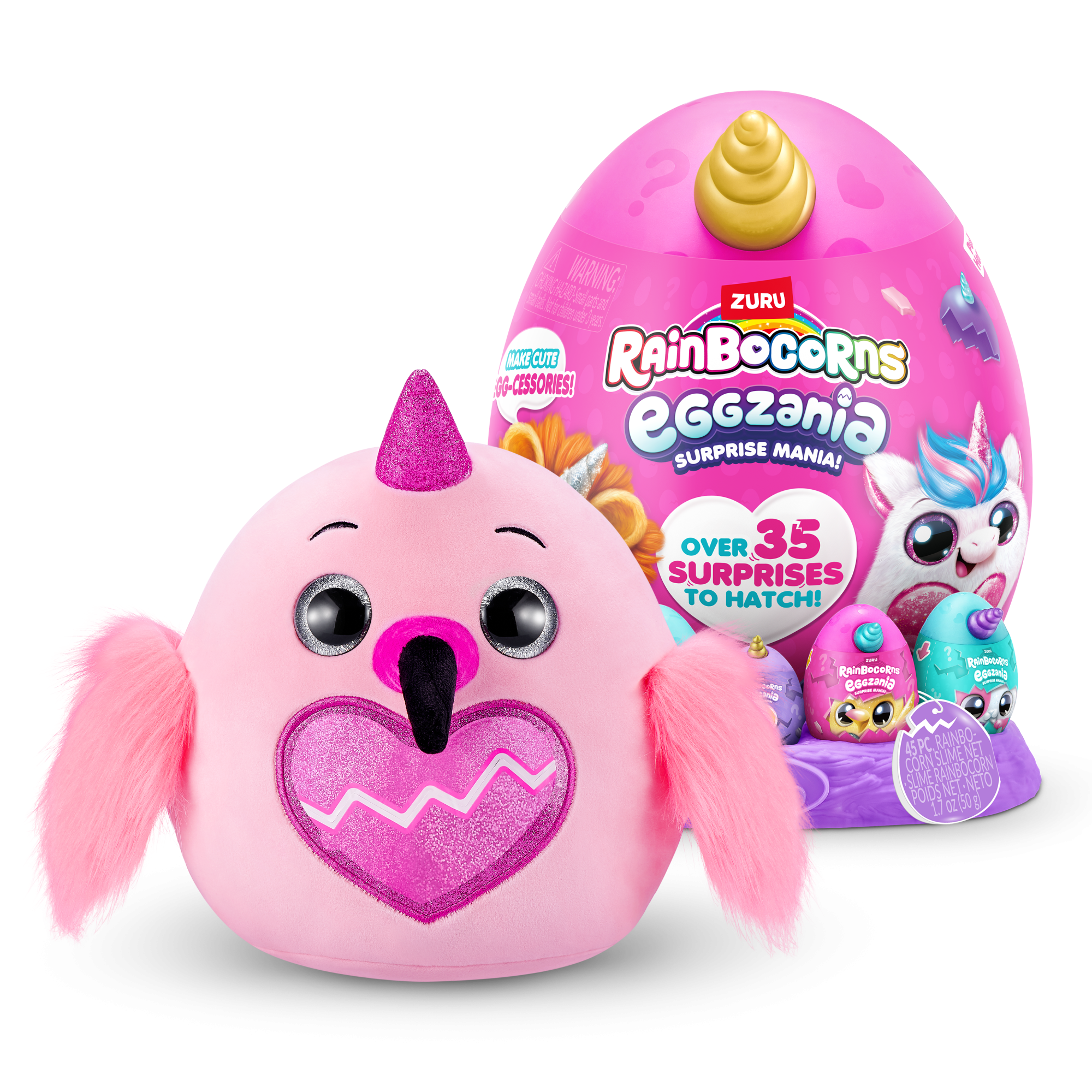 Игровой набор-сюрприз ZURU Rainbocorns Eggzania S1 с акс. в асс.