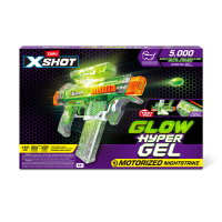 Игровой набор ZURU X-Shot HYPERGEL GLOW IN THE DARK Найтстрайкер (бластер, 5000 сн.-гр., з
