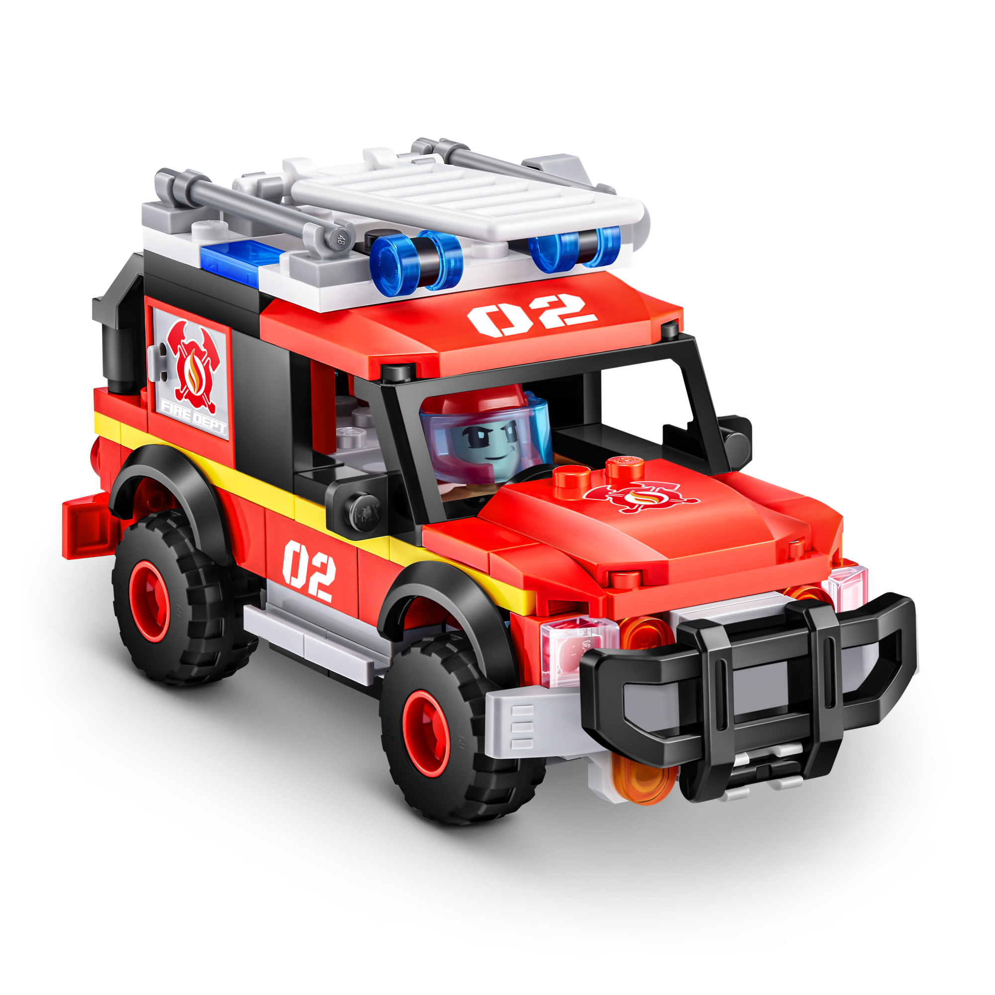 Конструктор ZURU MAX "Городские приключения" Пожарная часть S1, 265 дет.