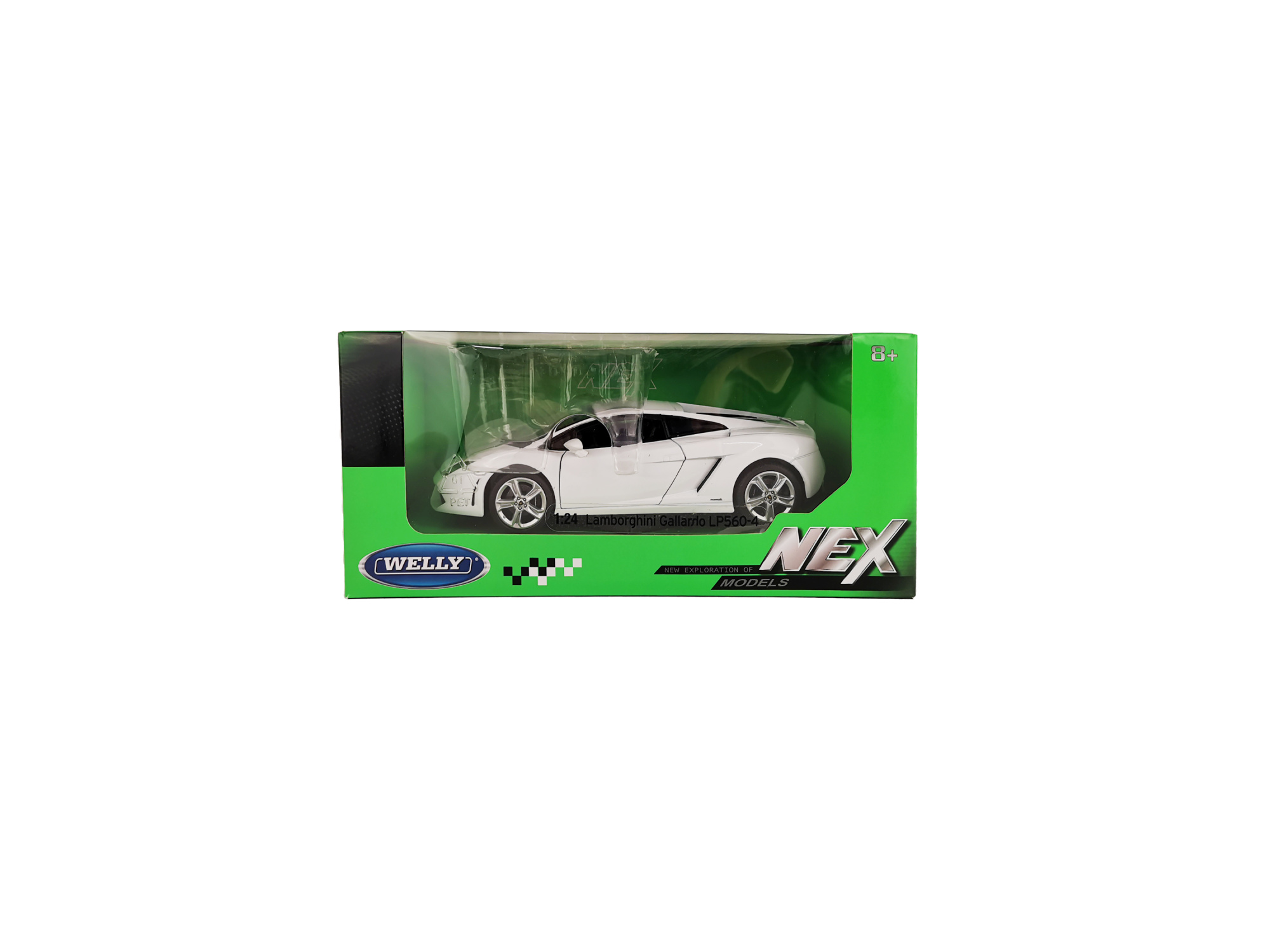 Машинка WELLY 1:24 Lamborghini Gallardo LP560-4, белый
