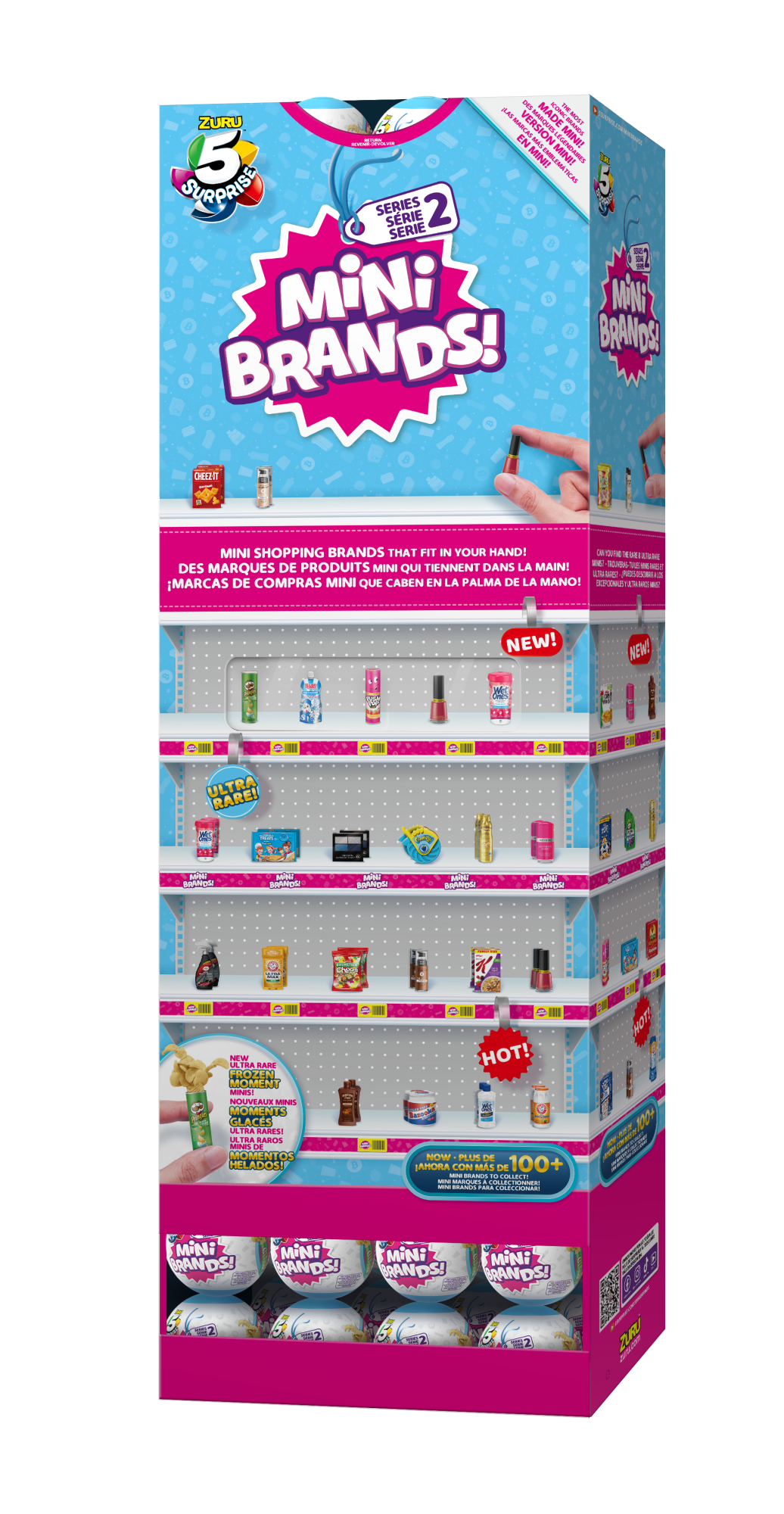 Капсула-сюрприз ZURU 5 Surprise "Мини-бренды" S2 с акс. в асс., дисплей-бокс 24шт.