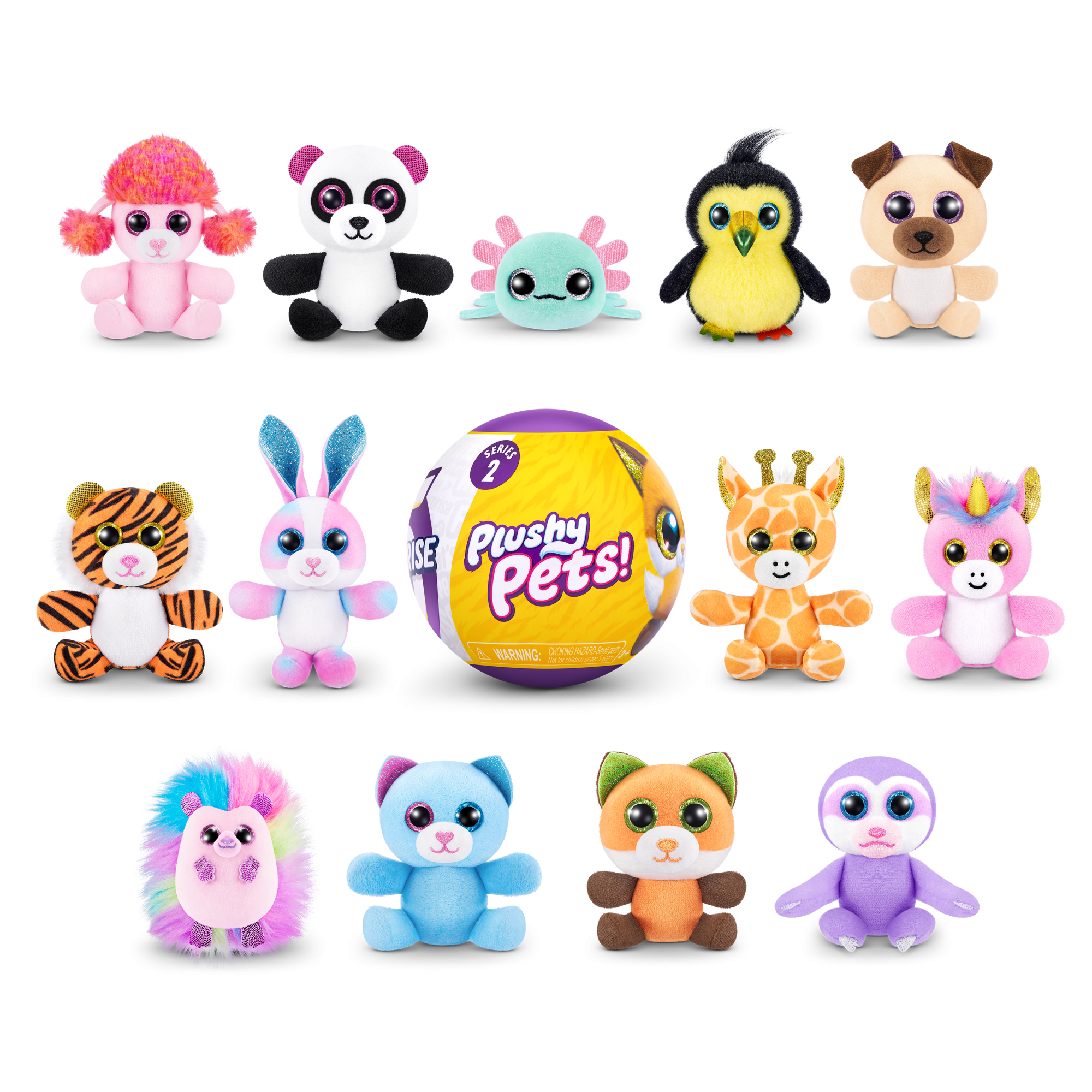 Капсула-сюрприз ZURU 5 Surprise "Плюшевые питомцы" S2 с акс. в асс., дисплей-бокс 12шт.