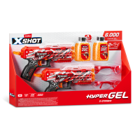 Игровой набор ZURU X-Shot HYPERGEL Стингер (бластер, 6000 снарядов-гранул, защитные очки)