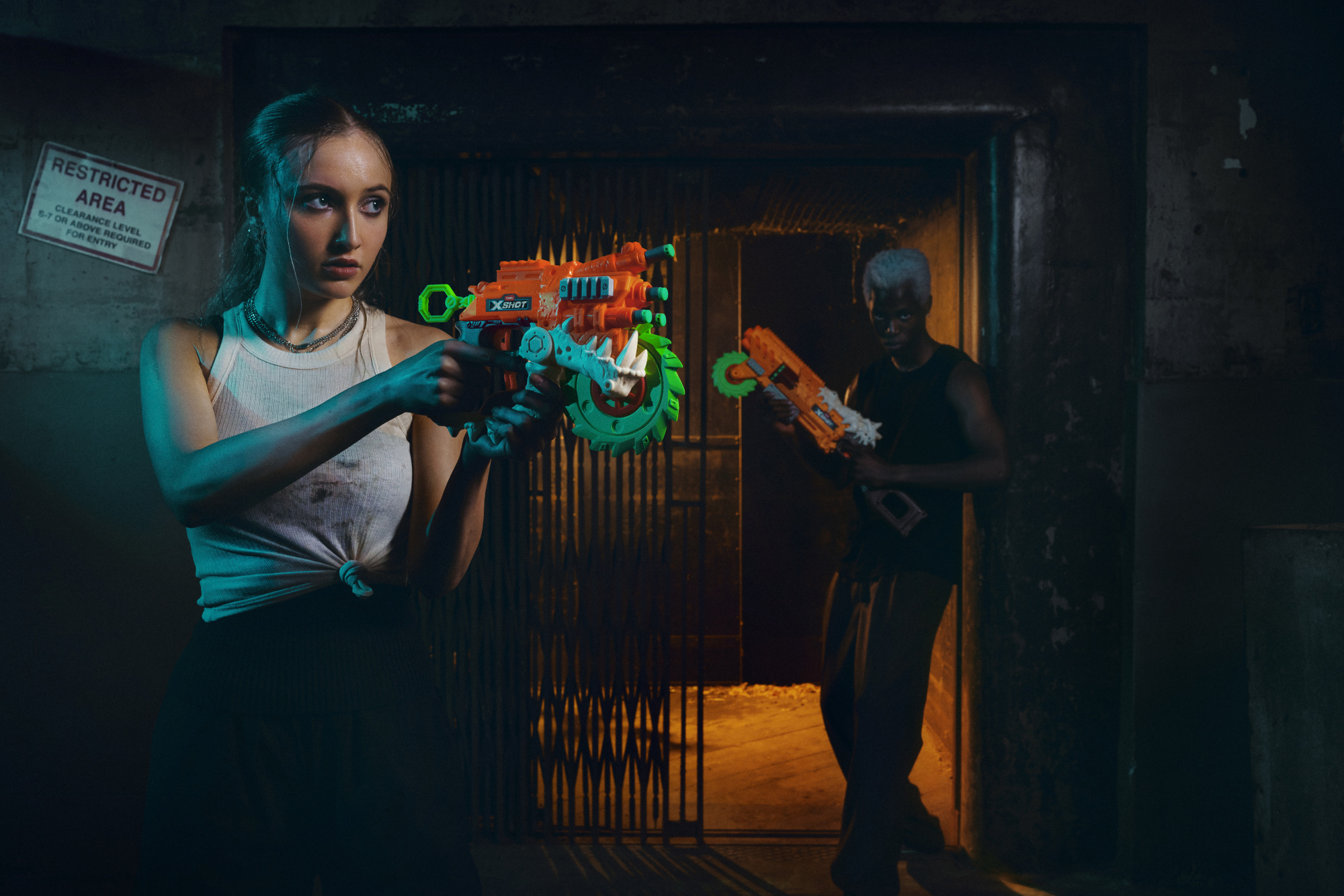 Игровой набор ZURU X-Shot INSANITY Хоррорфайр Рипер Х ДУО (2 бластера, 16 снарядов)
