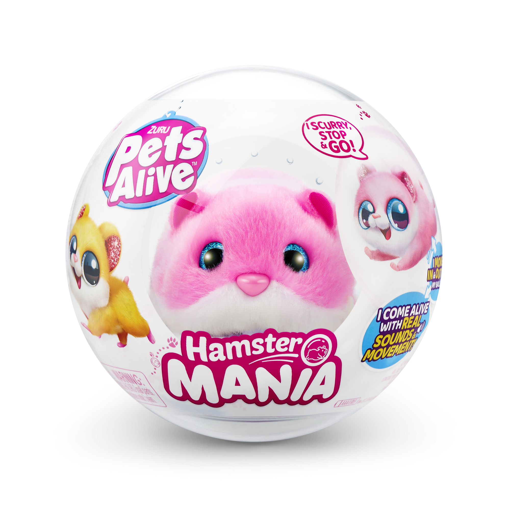 Игрушка ZURU Pets Alive Хомячок в асс., дисплей-бокс 11шт. Игрушка ZURU Pets Alive Хомячок в асс., дисплей-бокс 11шт.