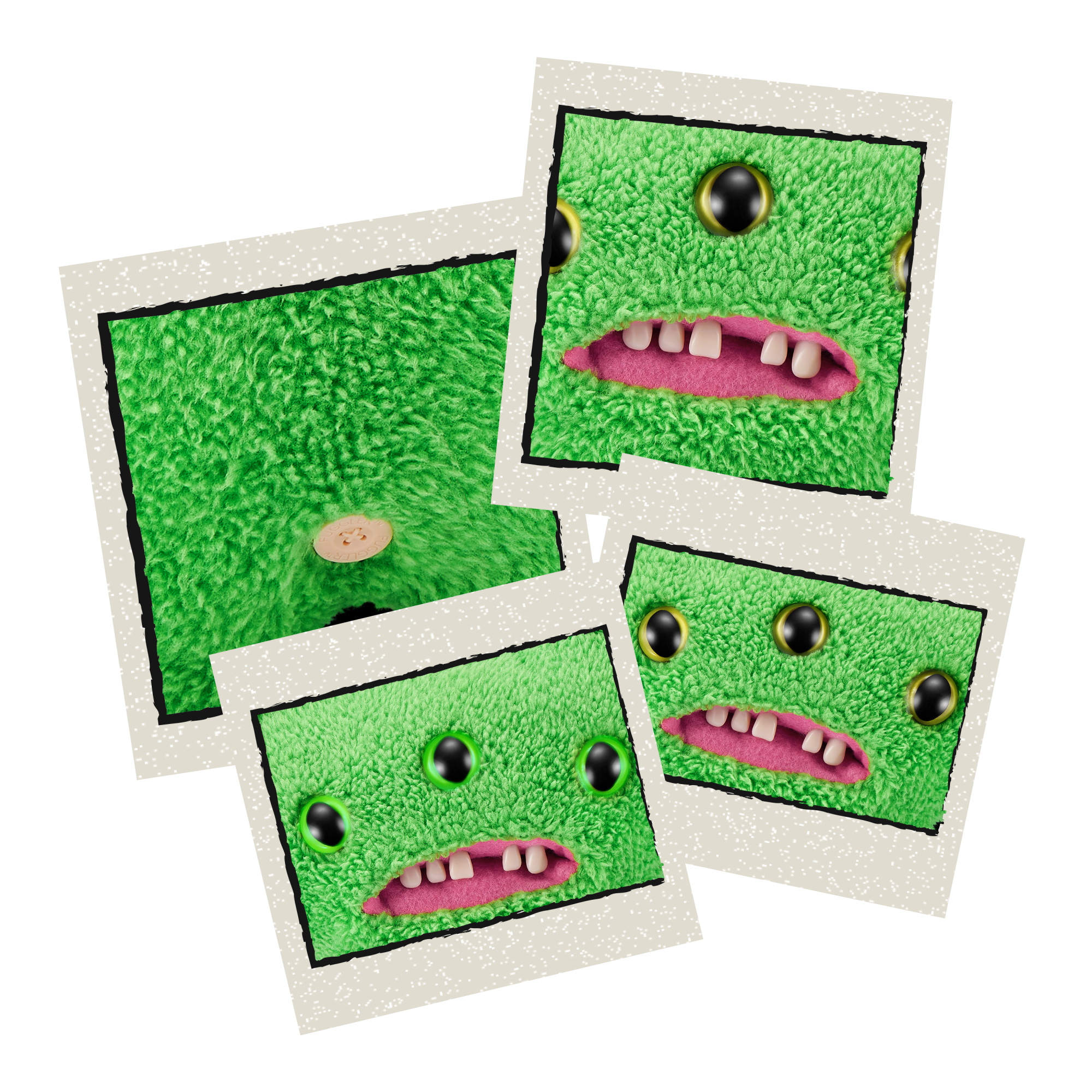 Плюшевая игрушка Zuru Fuggler Glow - Reek - O - Green